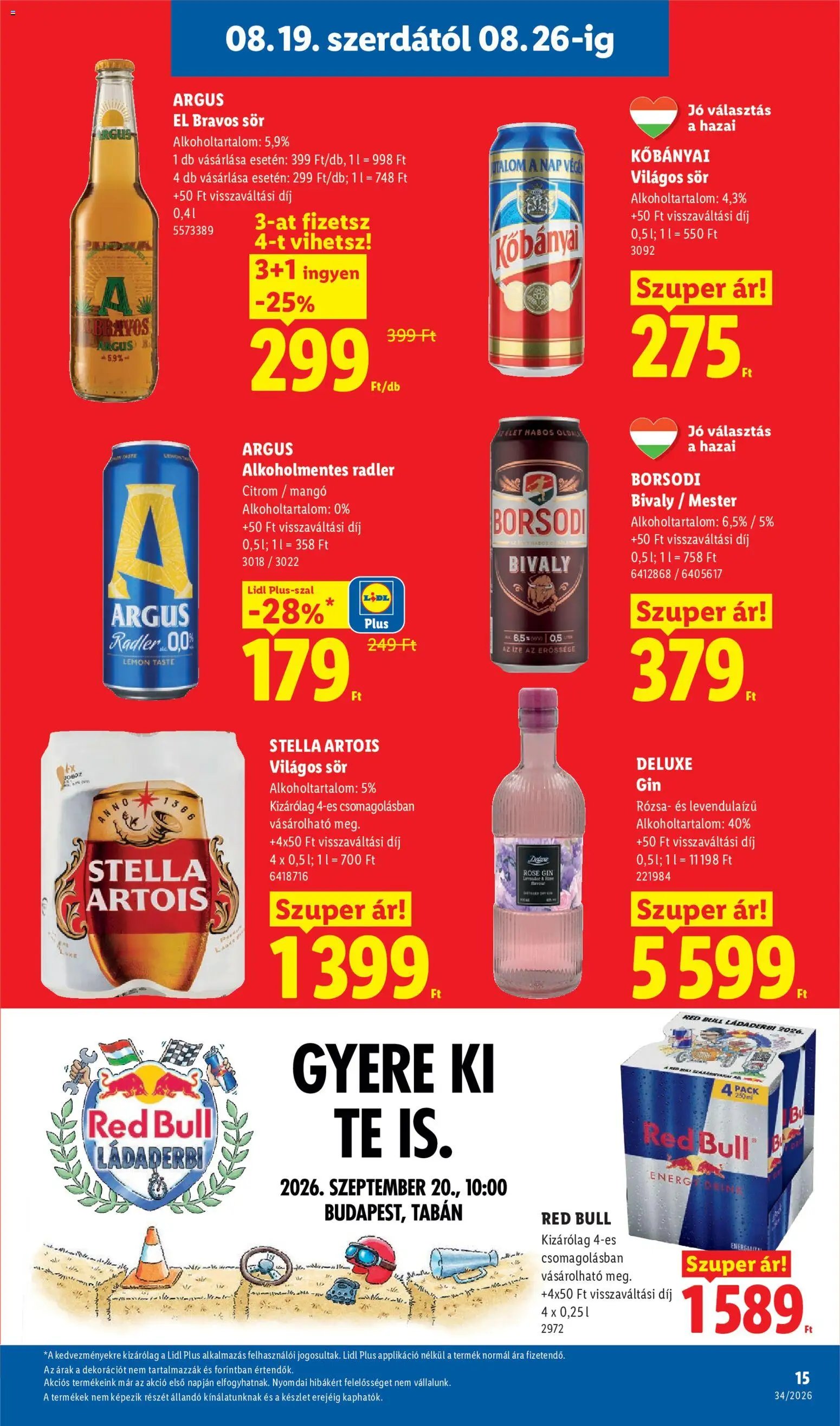 Lidl újság 2026.08.19. Lidl akciós újság