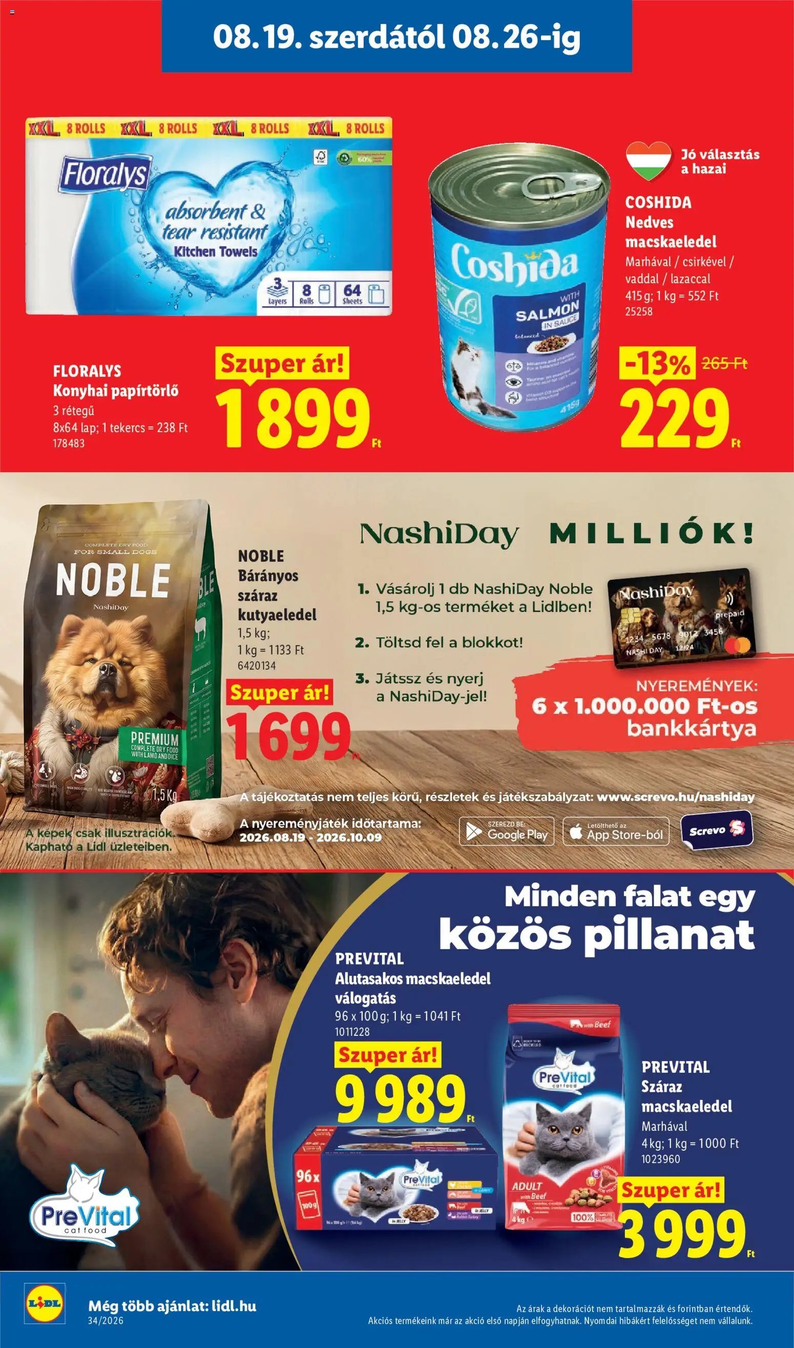 Lidl újság 2026.08.19. Lidl akciós újság
