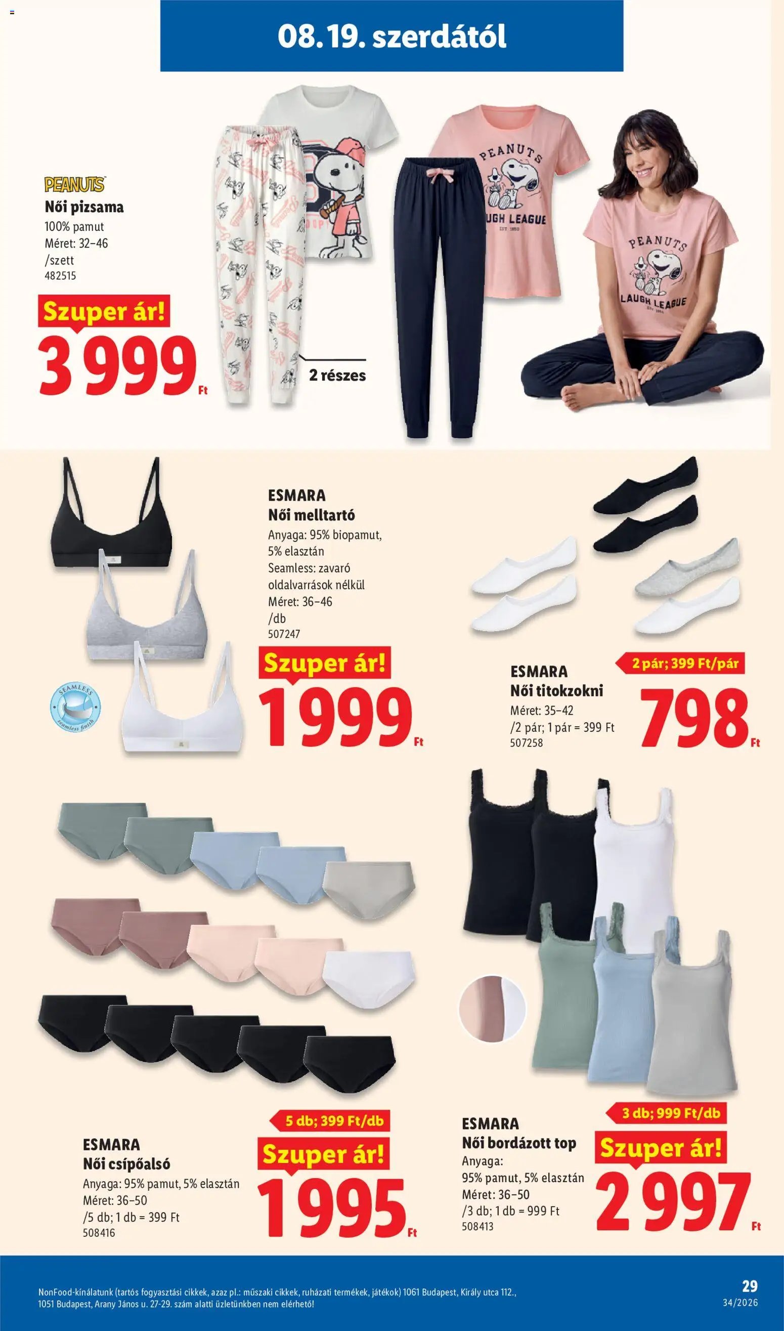 Lidl újság 2026.08.19. Lidl akciós újság
