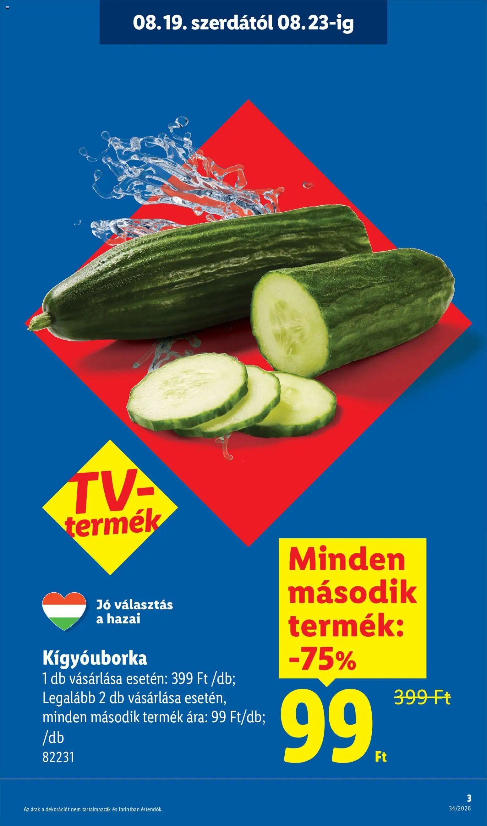 Lidl újság 2026.08.19. Lidl akciós újság