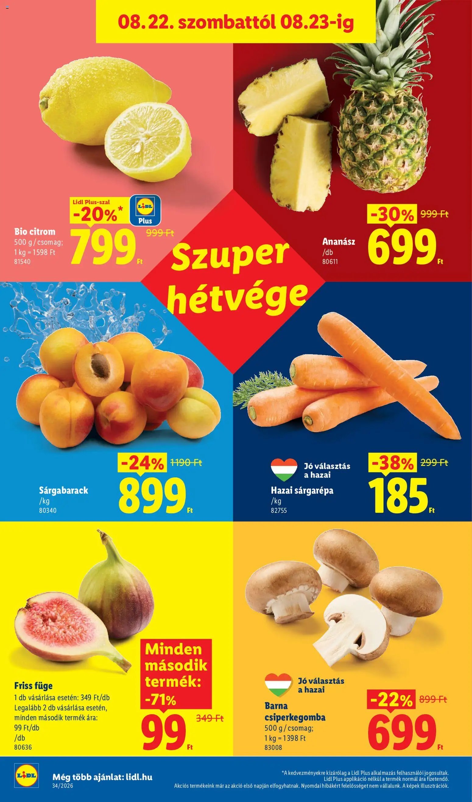 Lidl újság 2026.08.19. Lidl akciós újság