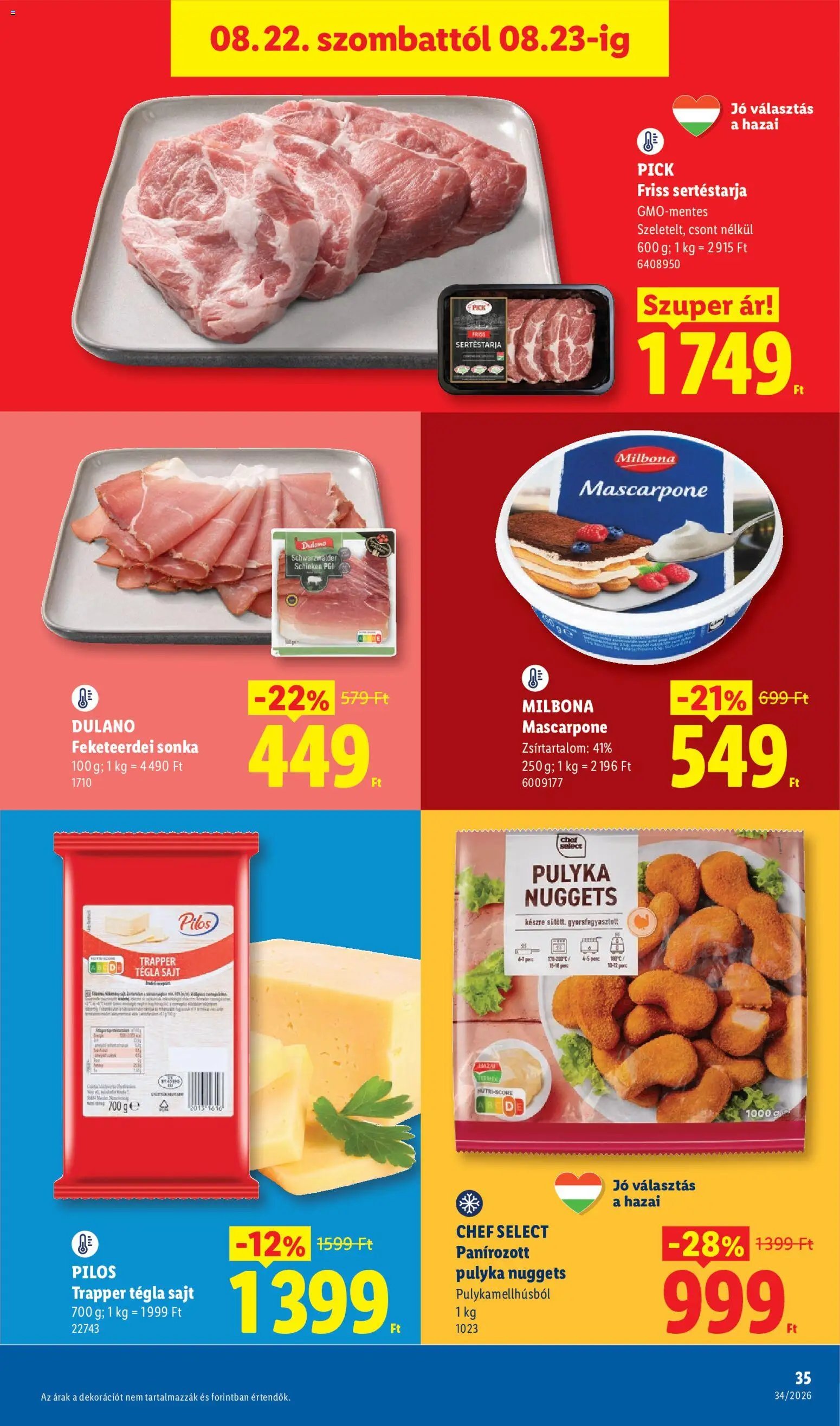 Lidl újság 2026.08.19. Lidl akciós újság