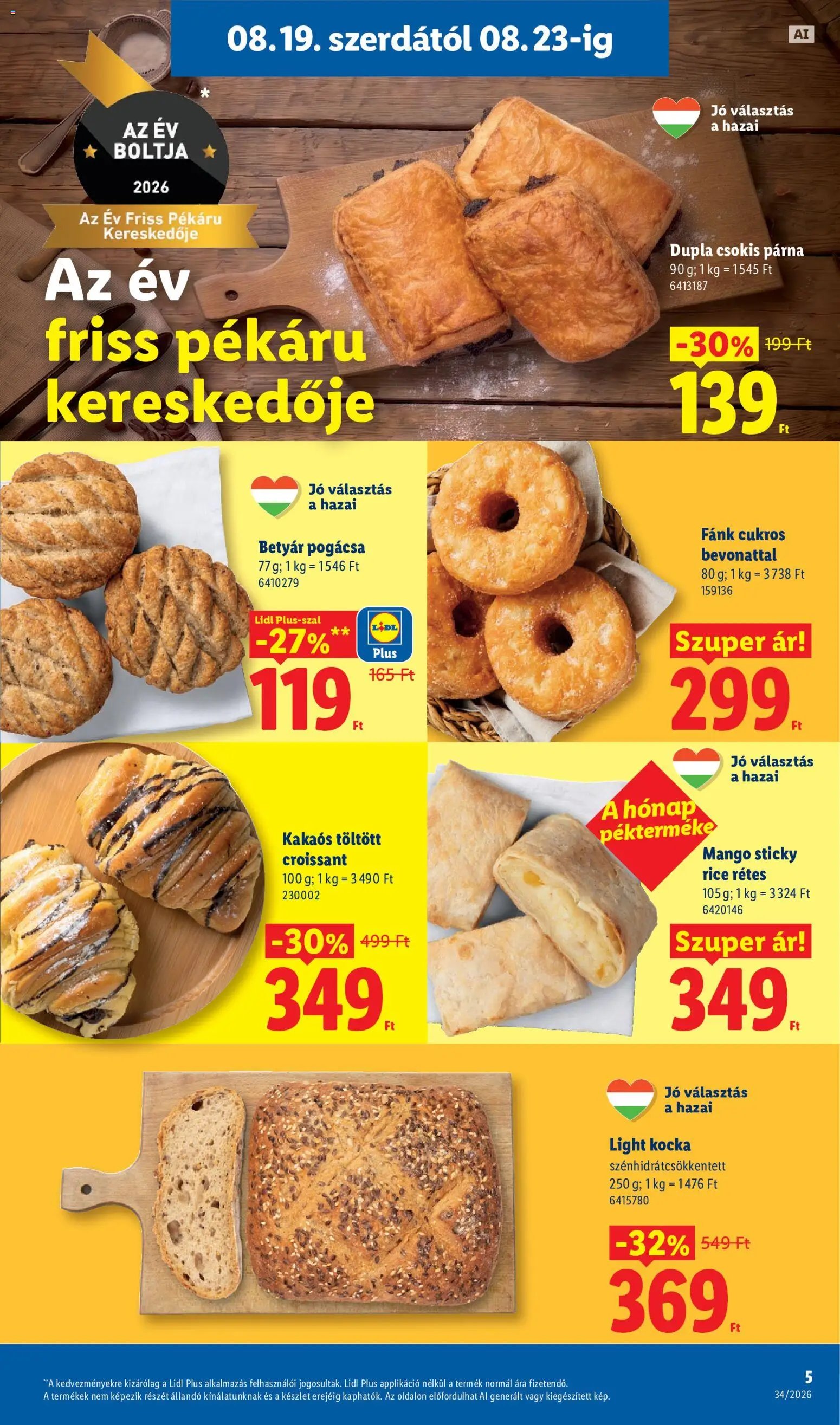 Lidl újság 2026.08.19. Lidl akciós újság