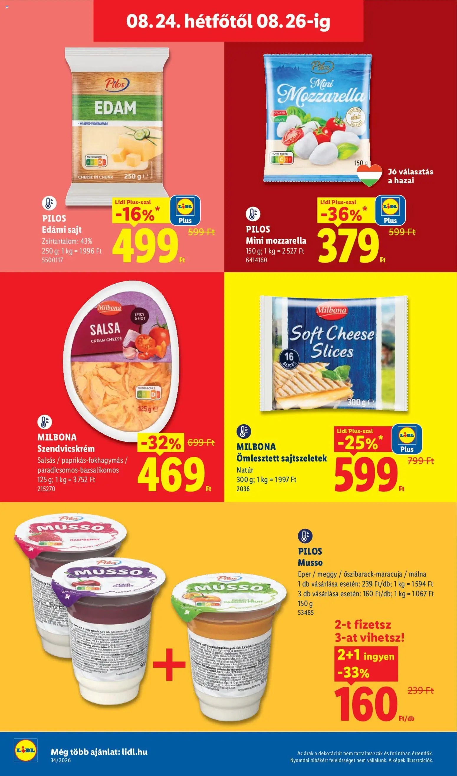 Lidl újság 2026.08.19. Lidl akciós újság