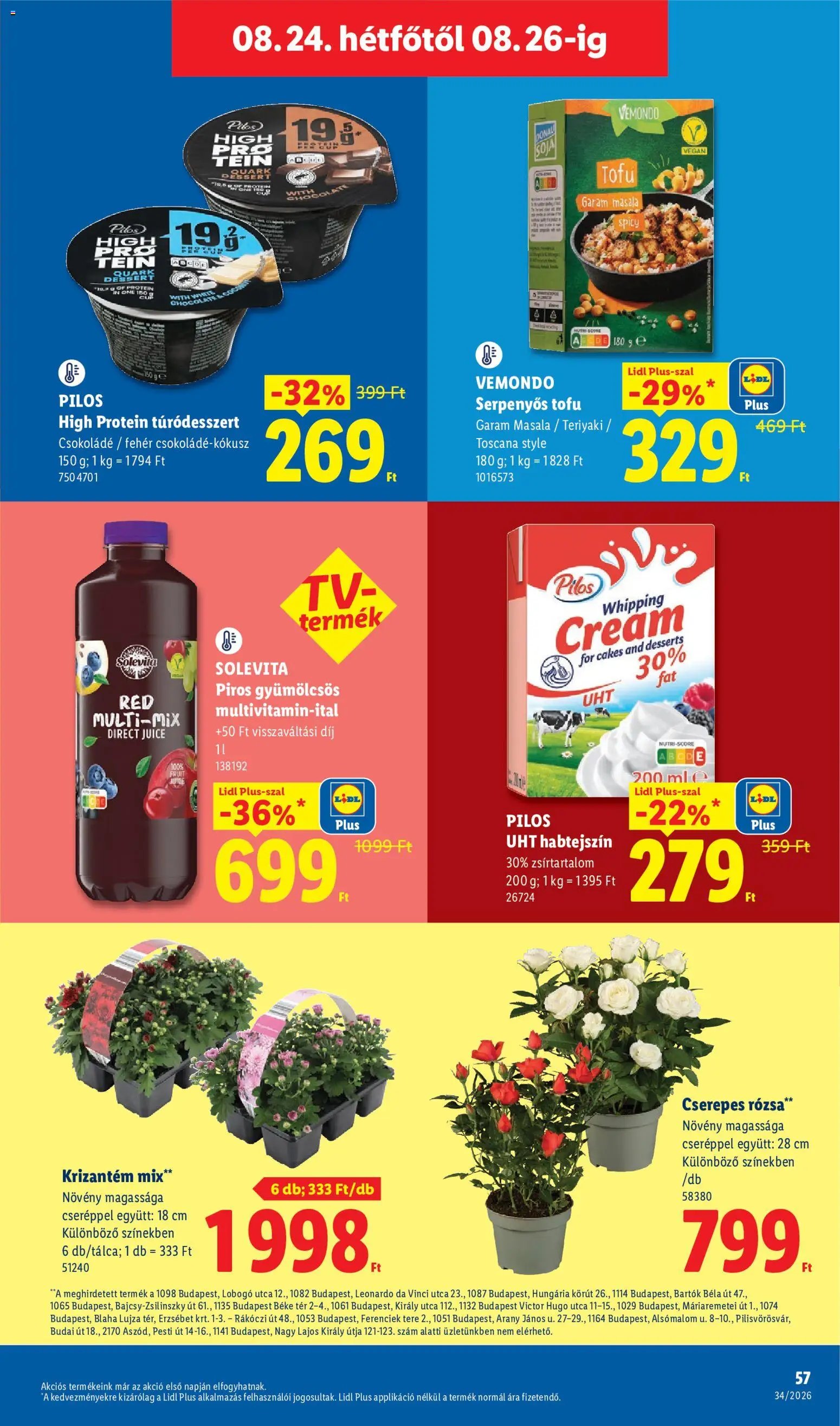 Lidl újság 2026.08.19. Lidl akciós újság