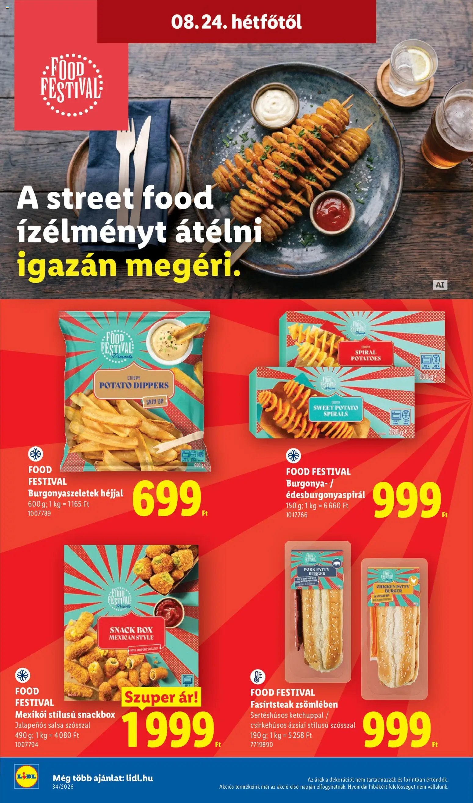 Lidl újság 2026.08.19. Lidl akciós újság