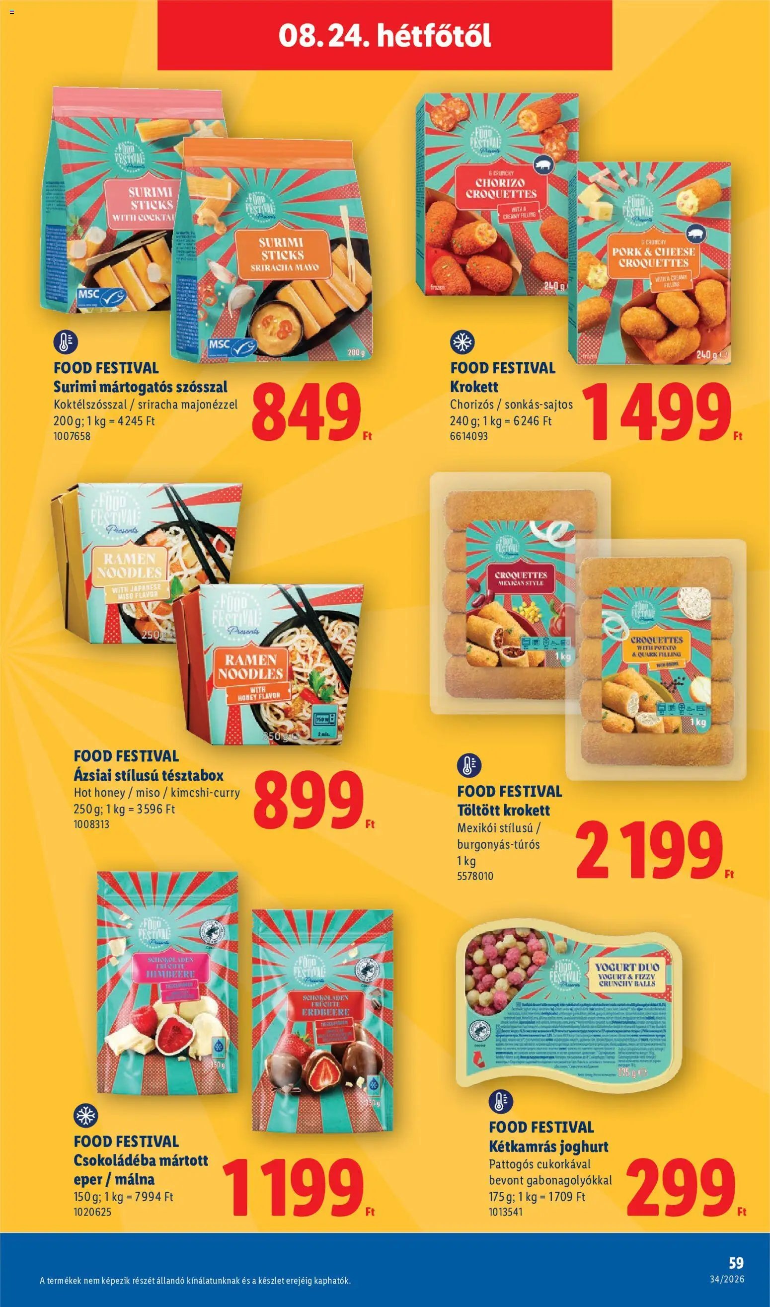 Lidl újság 2026.08.19. Lidl akciós újság