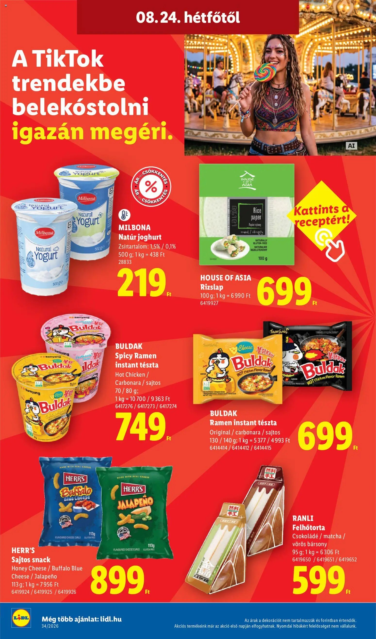 Lidl újság 2026.08.19. Lidl akciós újság