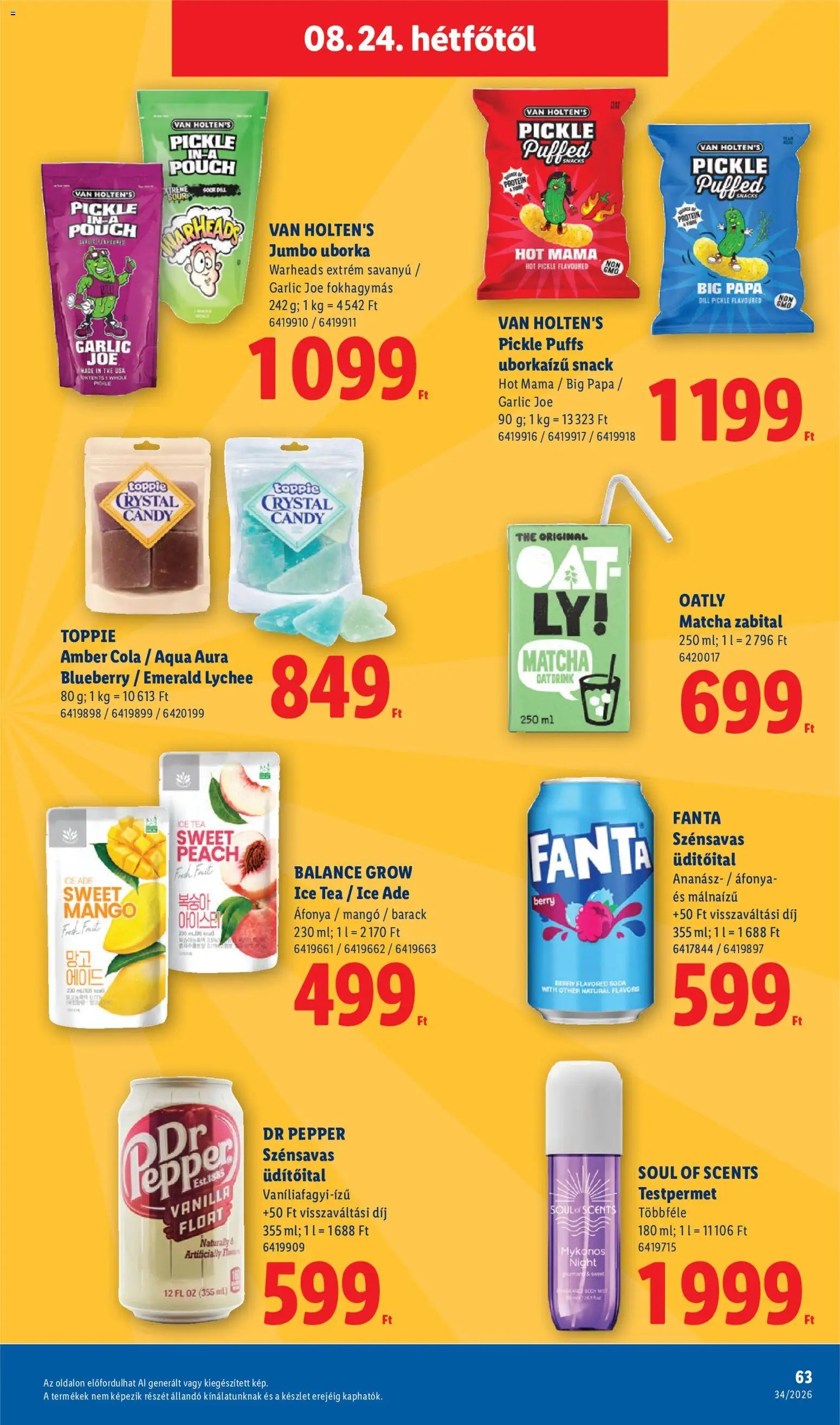Lidl újság 2026.08.19. Lidl akciós újság