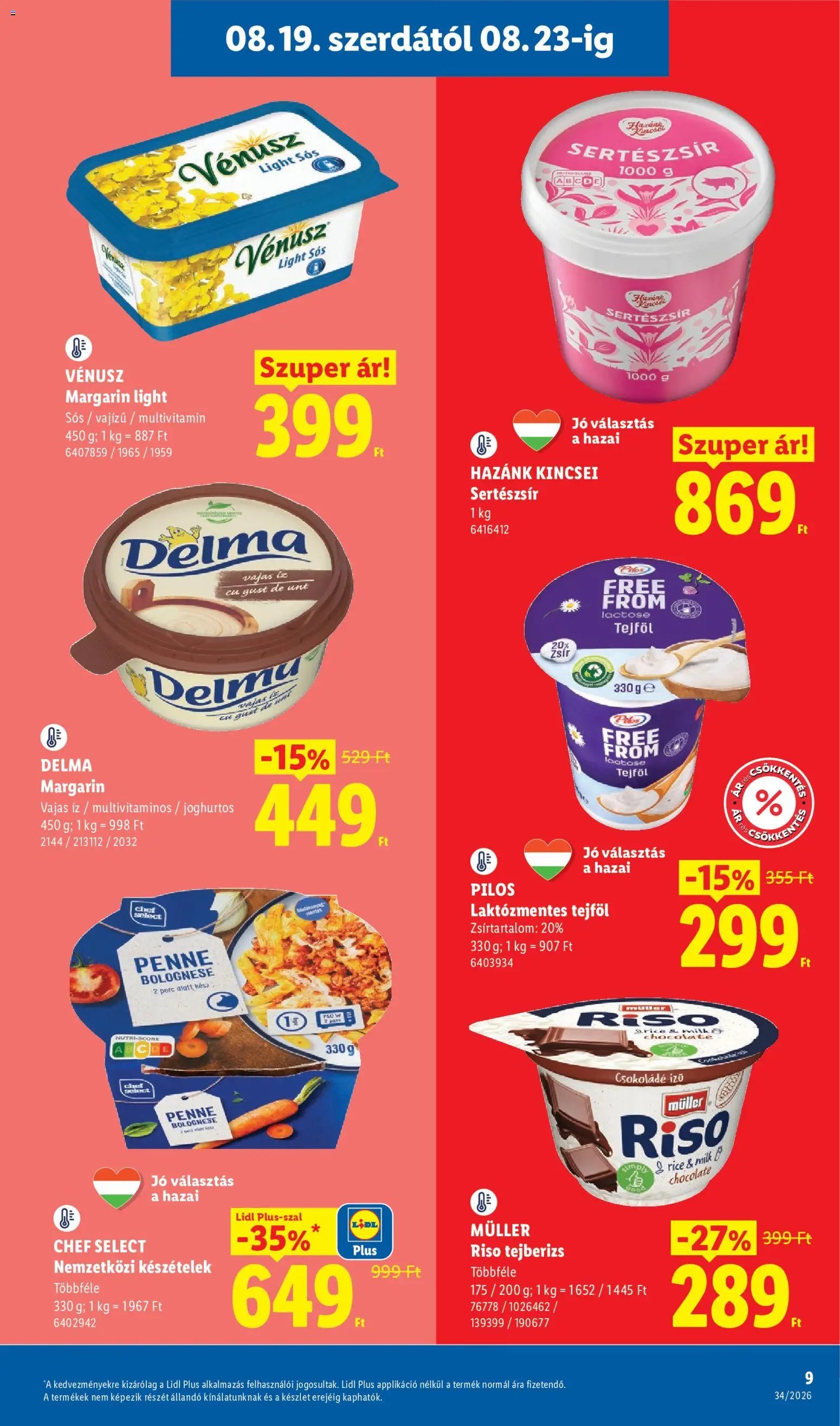 Lidl újság 2026.08.19. Lidl akciós újság