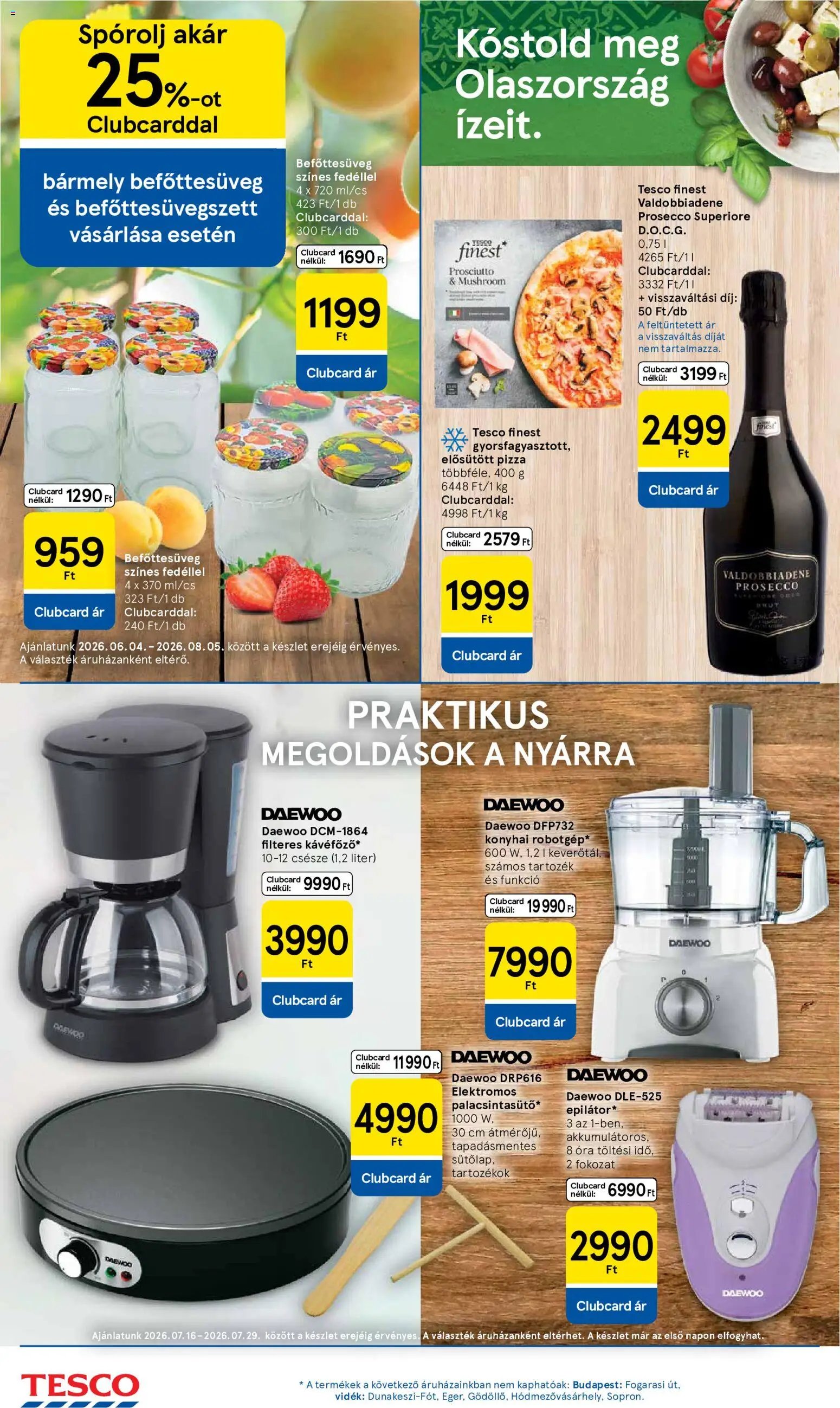 Tesco újság 2026.07.16. Tesco aktuális akciós újság