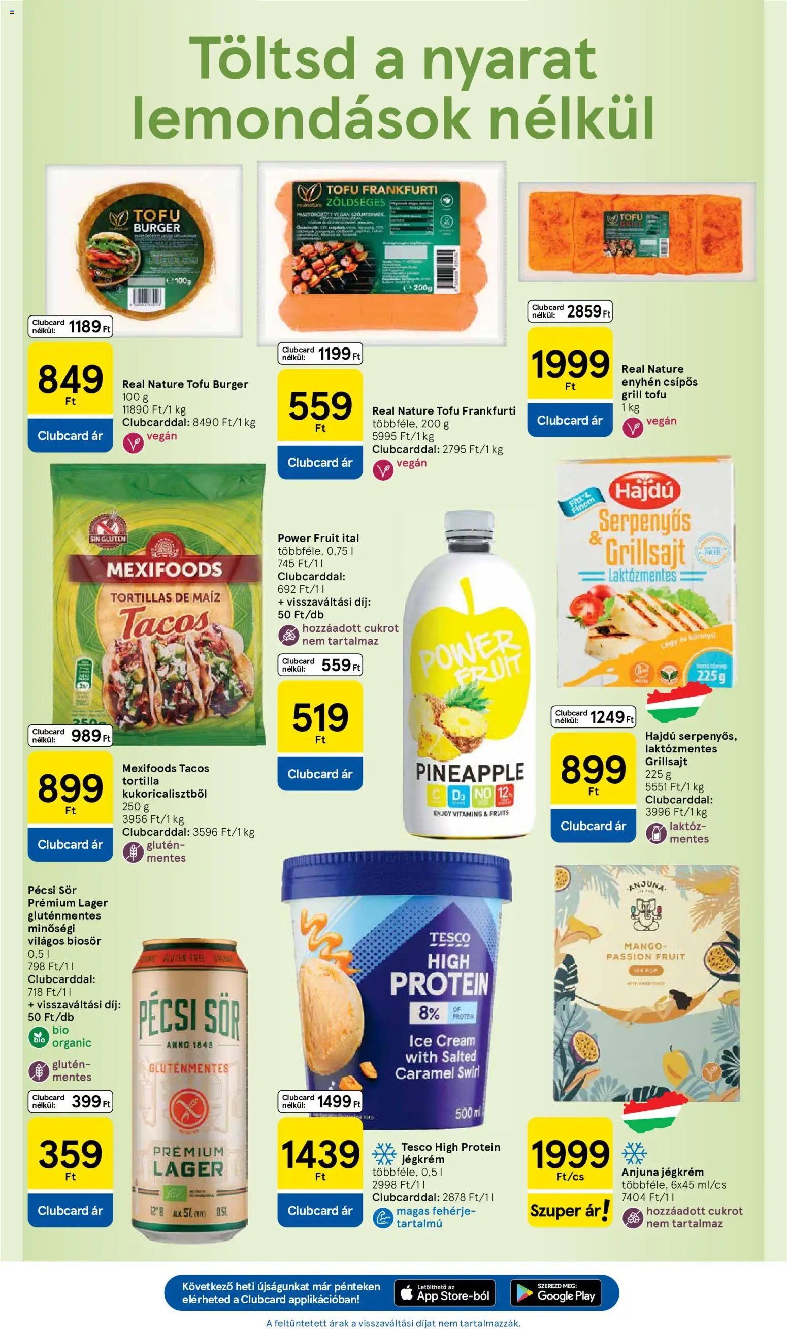Tesco újság 2026.07.16. Tesco aktuális akciós újság