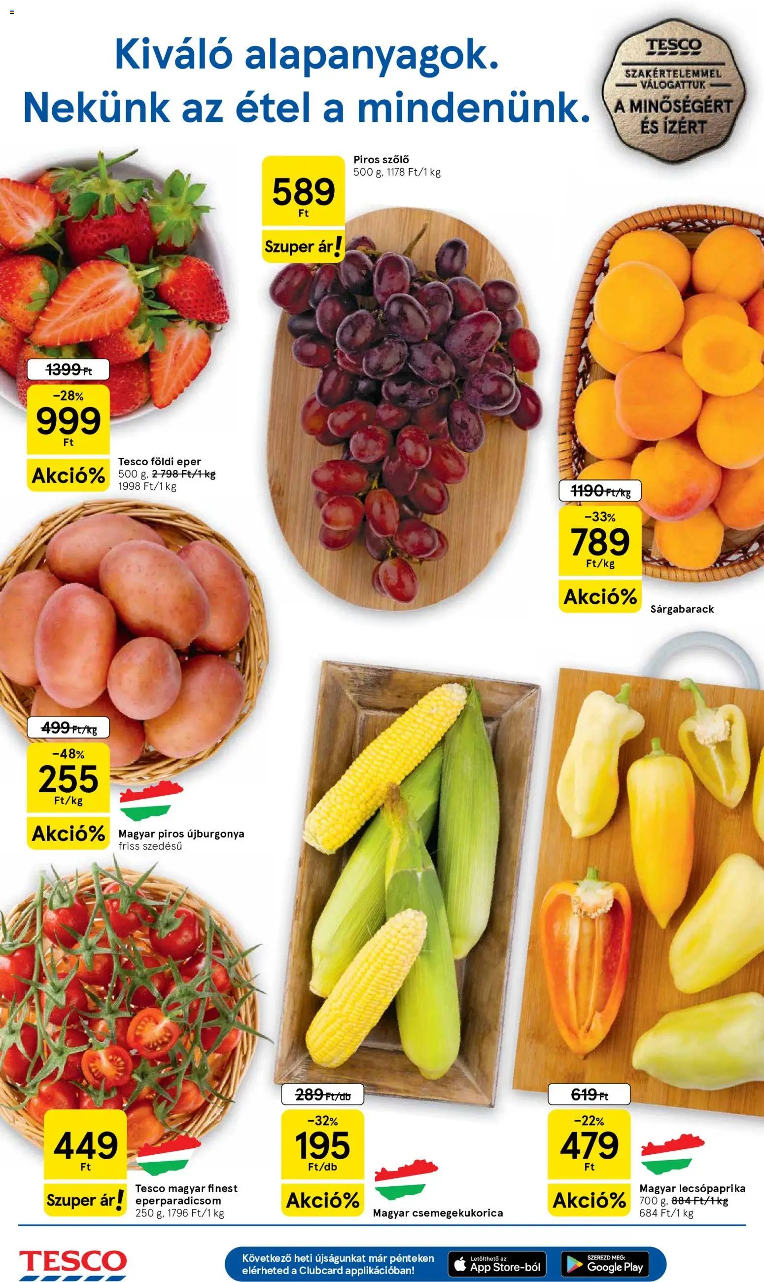 Tesco újság 2026.07.16. Tesco aktuális akciós újság
