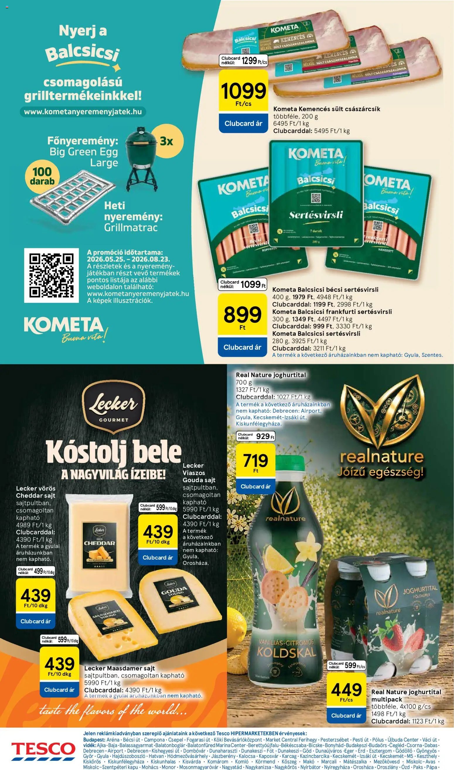 Tesco újság 2026.07.16. Tesco aktuális akciós újság