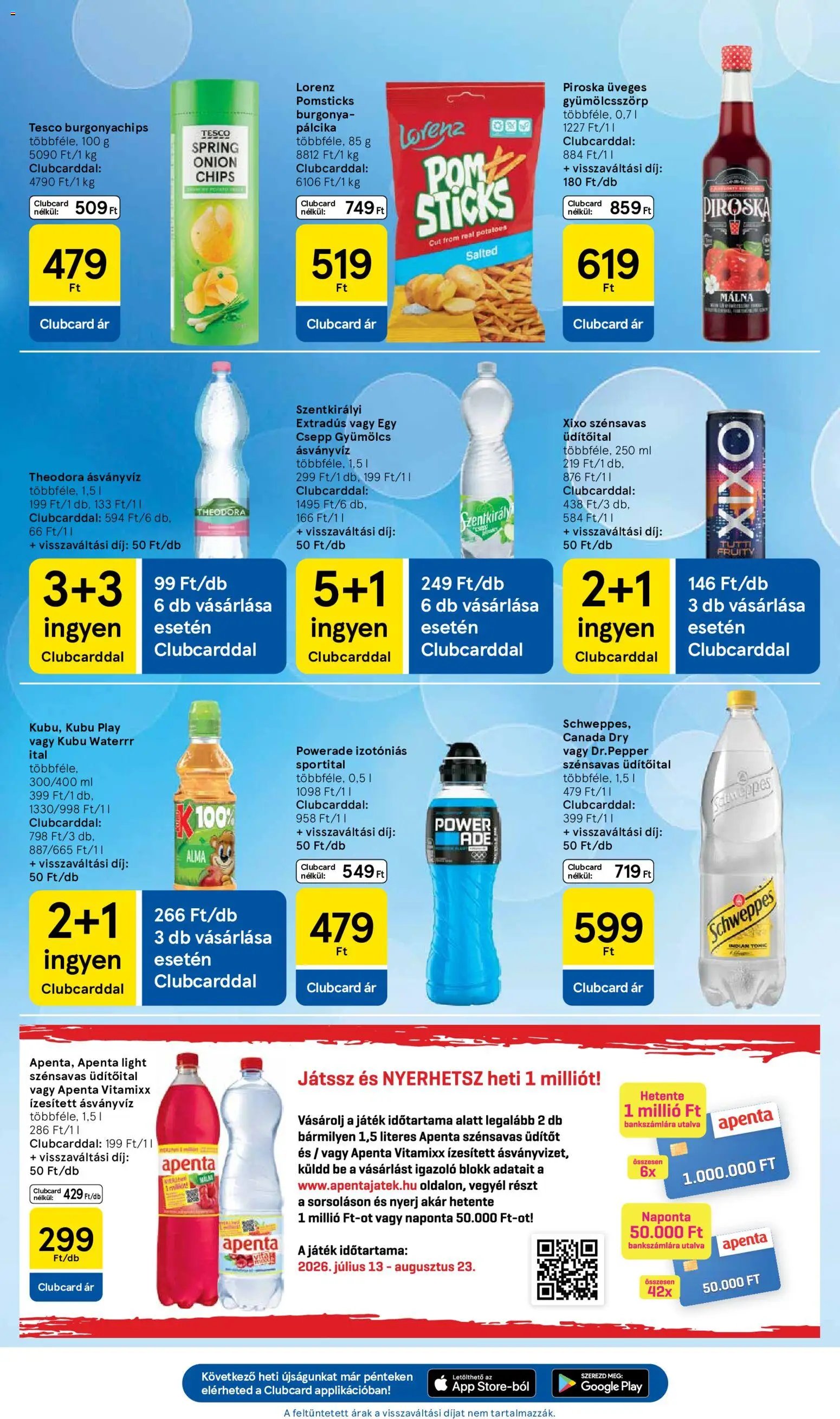 Tesco újság 2026.07.16. Tesco aktuális akciós újság