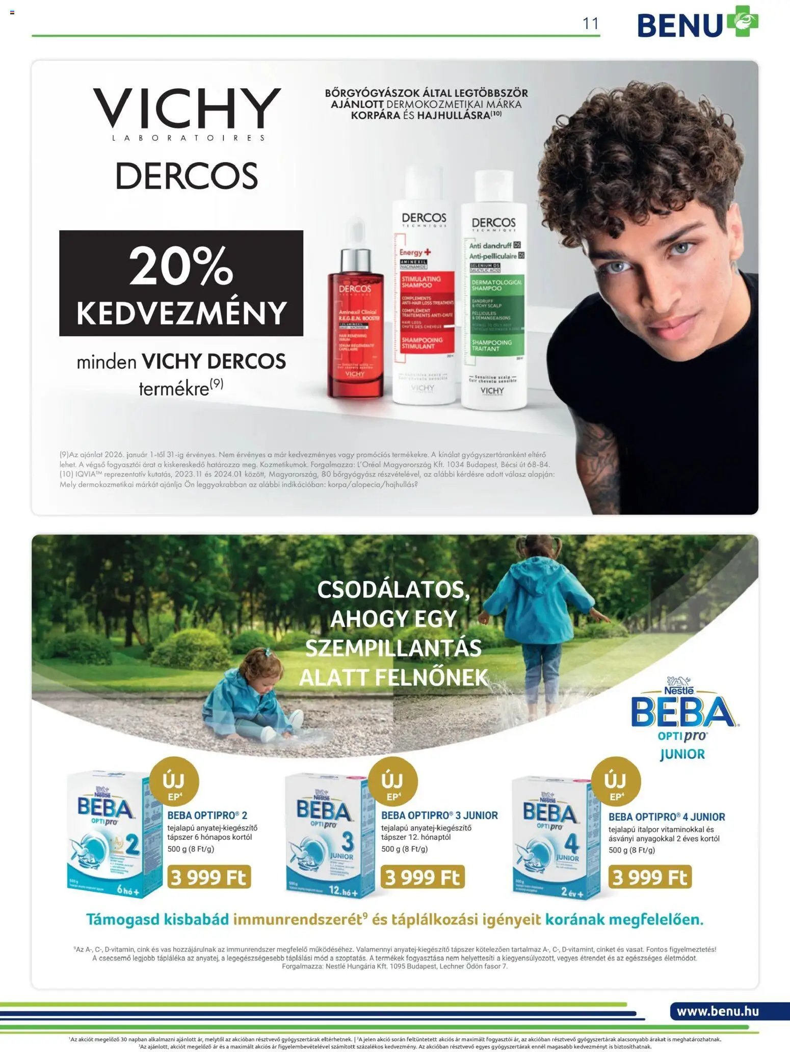 BENU Gyógyszertárak újság 2026.01.01. Akciós újság BENU Gyógyszertárak (2026-01-01 - 2026-01-31)