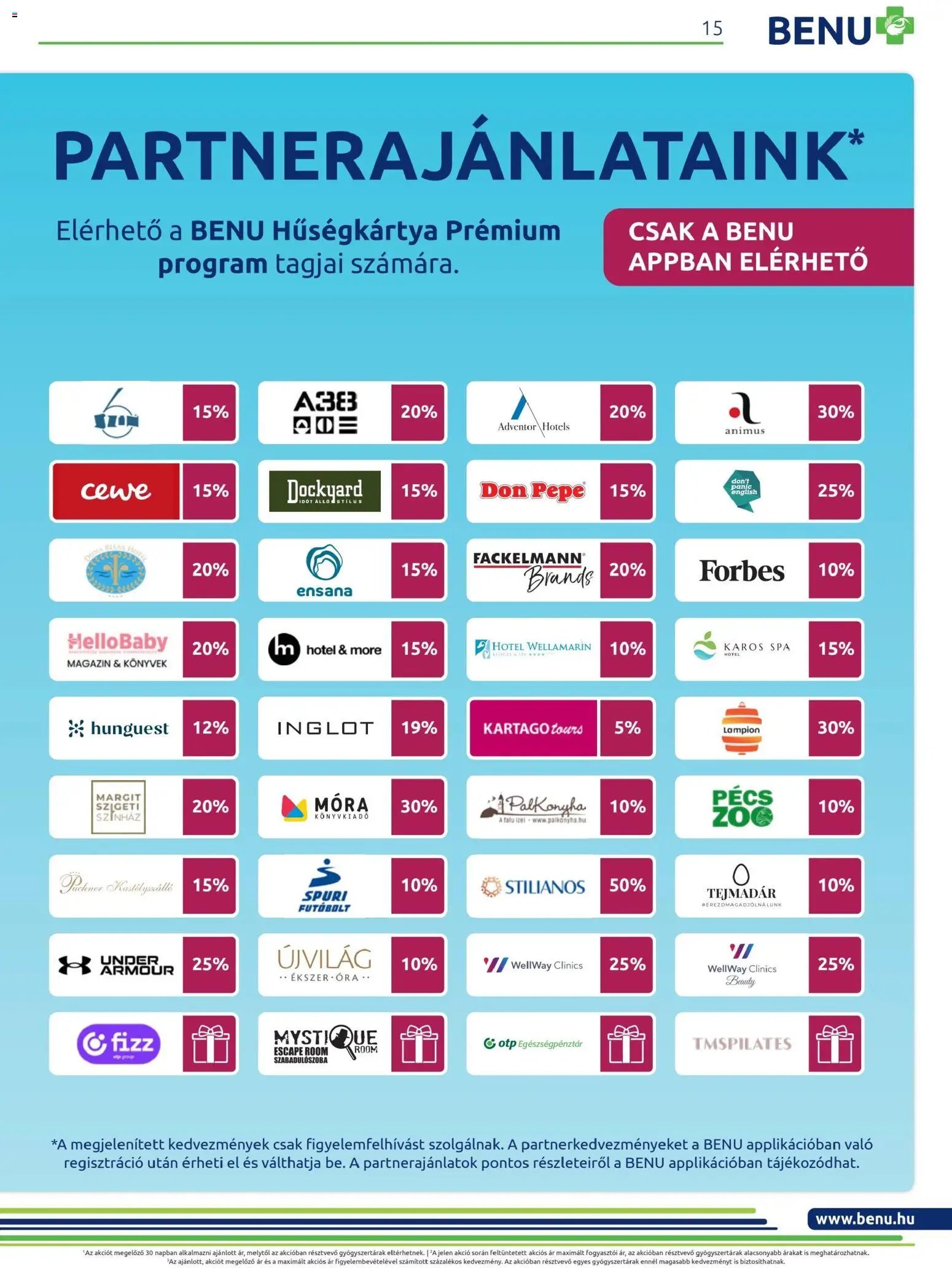 BENU Gyógyszertárak újság 2026.01.01. Akciós újság BENU Gyógyszertárak (2026-01-01 - 2026-01-31)
