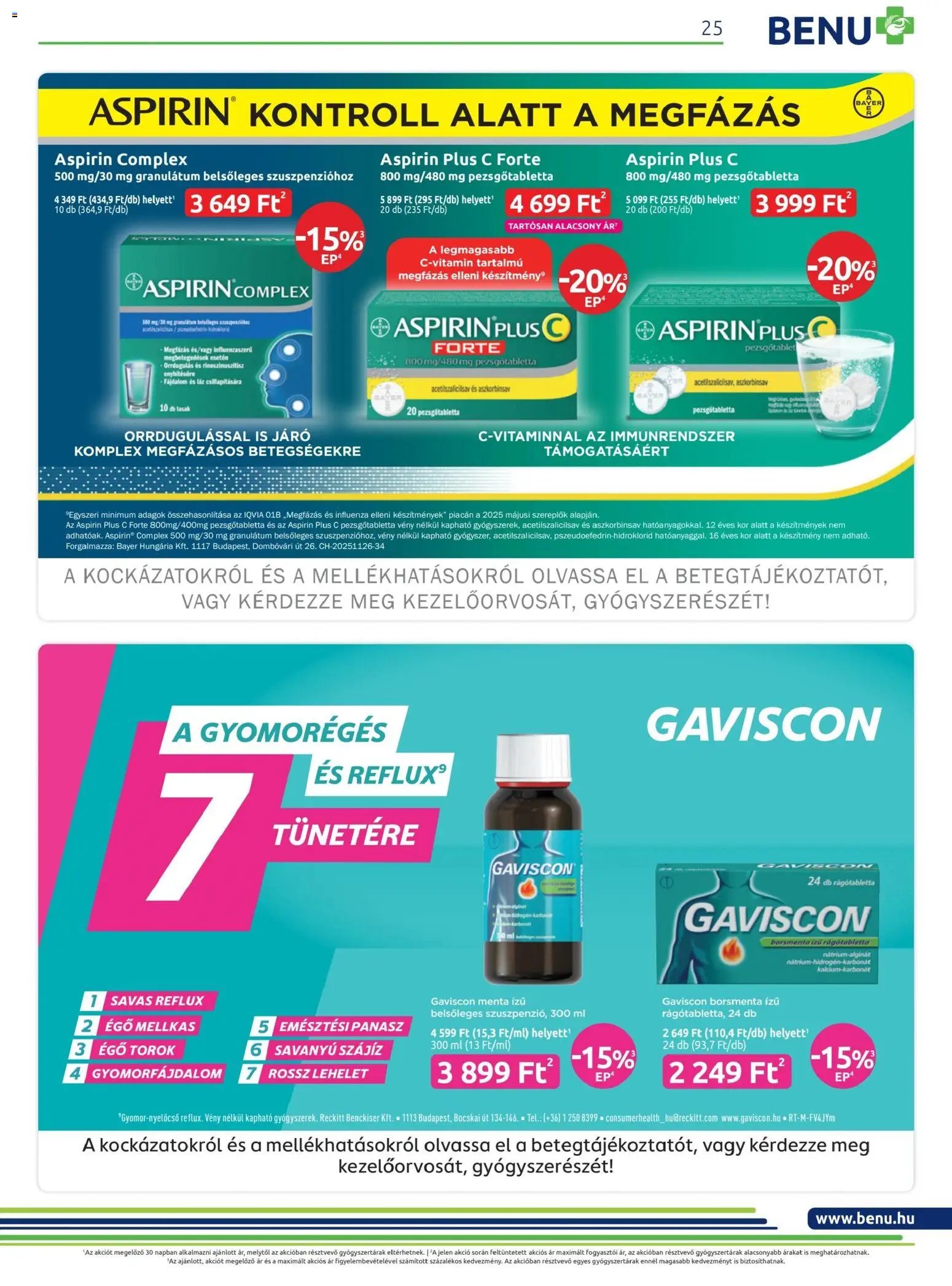 BENU Gyógyszertárak újság 2026.01.01. Akciós újság BENU Gyógyszertárak (2026-01-01 - 2026-01-31)