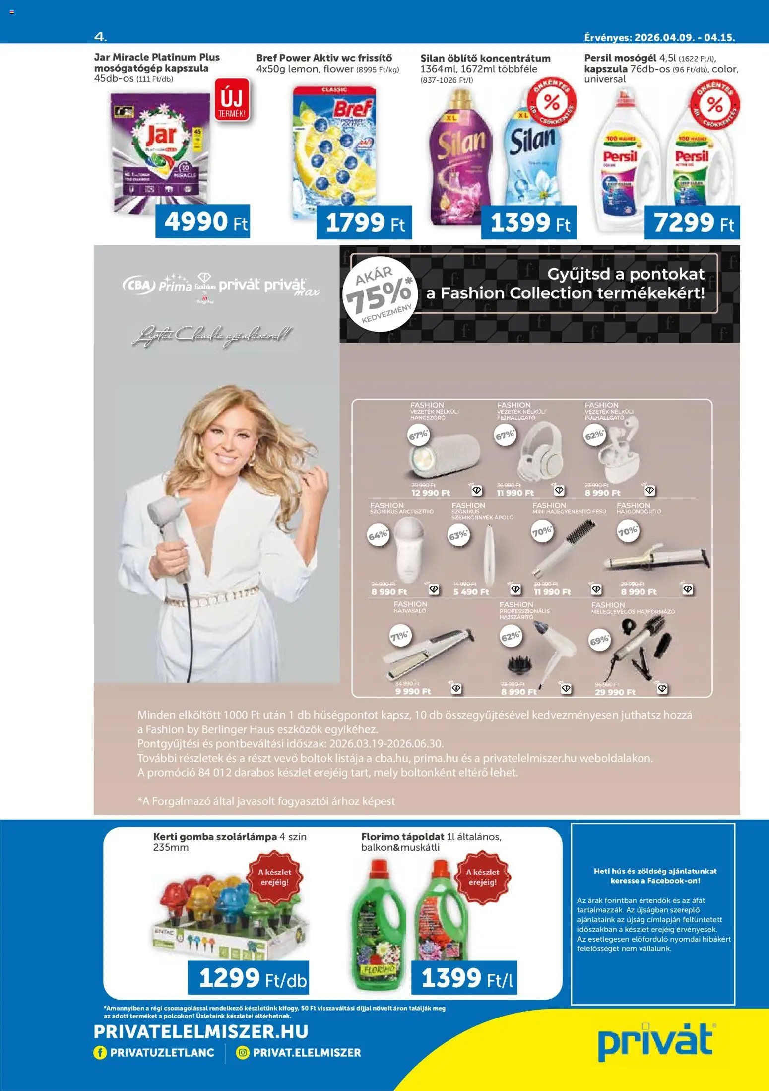 PRIVÁT újság 2026.04.09. PRIVÁT akciós újság (2026-04-09 - 2026-04-15)