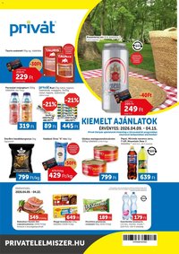 PRIVÁT újság 2026.04.09. PRIVÁT akciós újság (2026-04-09 - 2026-04-15)