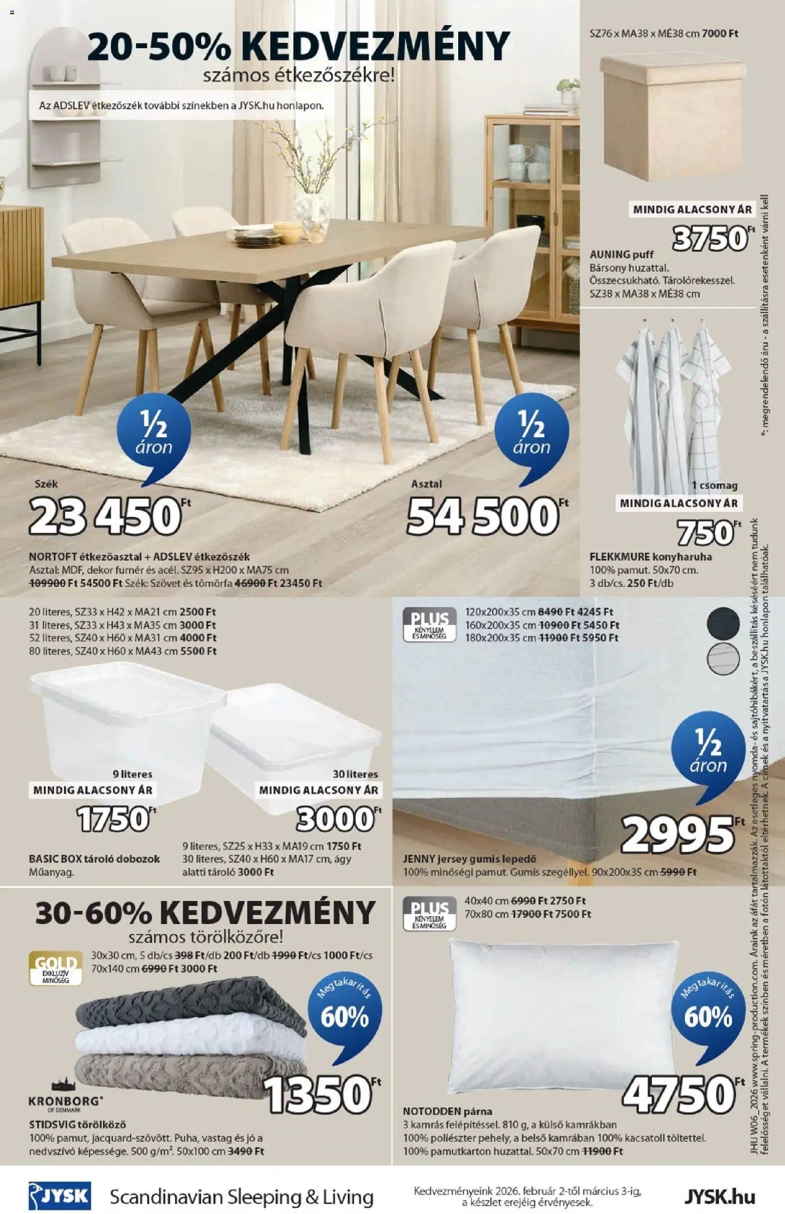 JYSK újság 2026.02.02. Akciós újság JYSK (2026-02-02 - 2026-03-03)