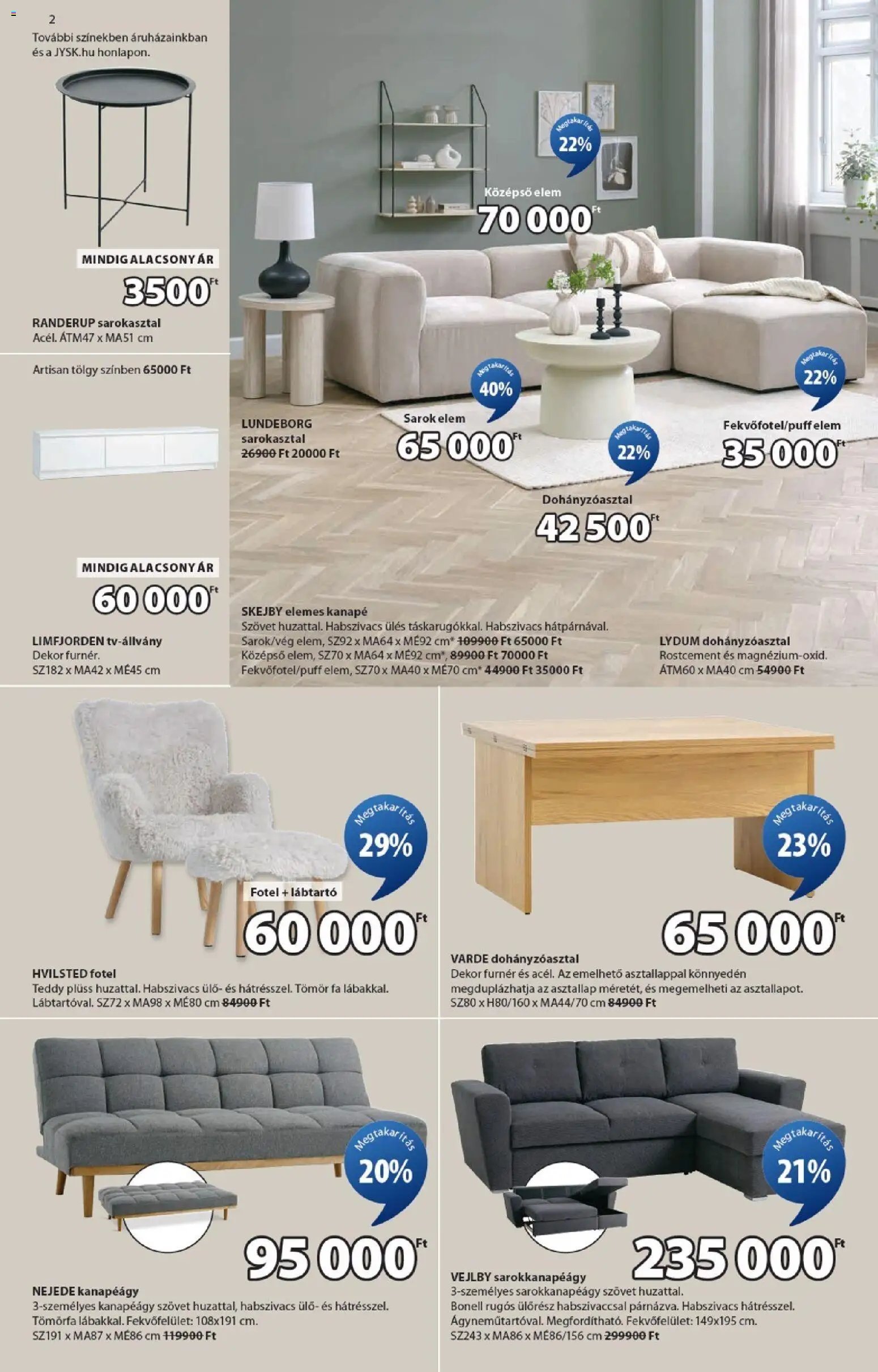 JYSK újság 2026.02.02. Akciós újság JYSK (2026-02-02 - 2026-03-03)
