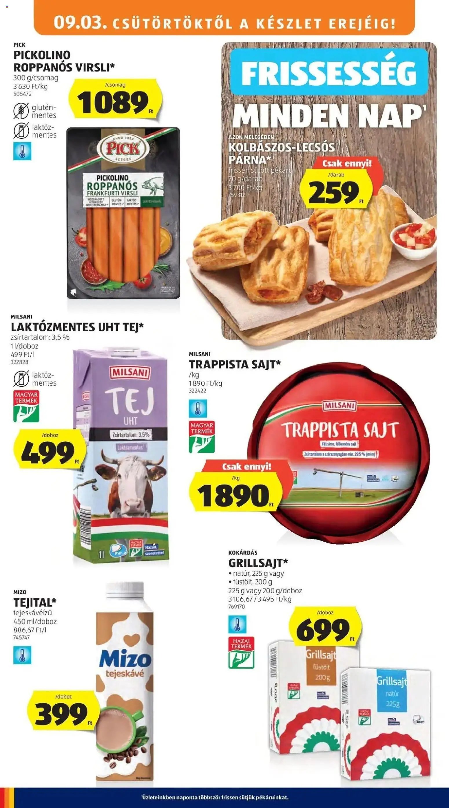 Aldi újság 2026.09.03. Aldi aktuális akciós újság