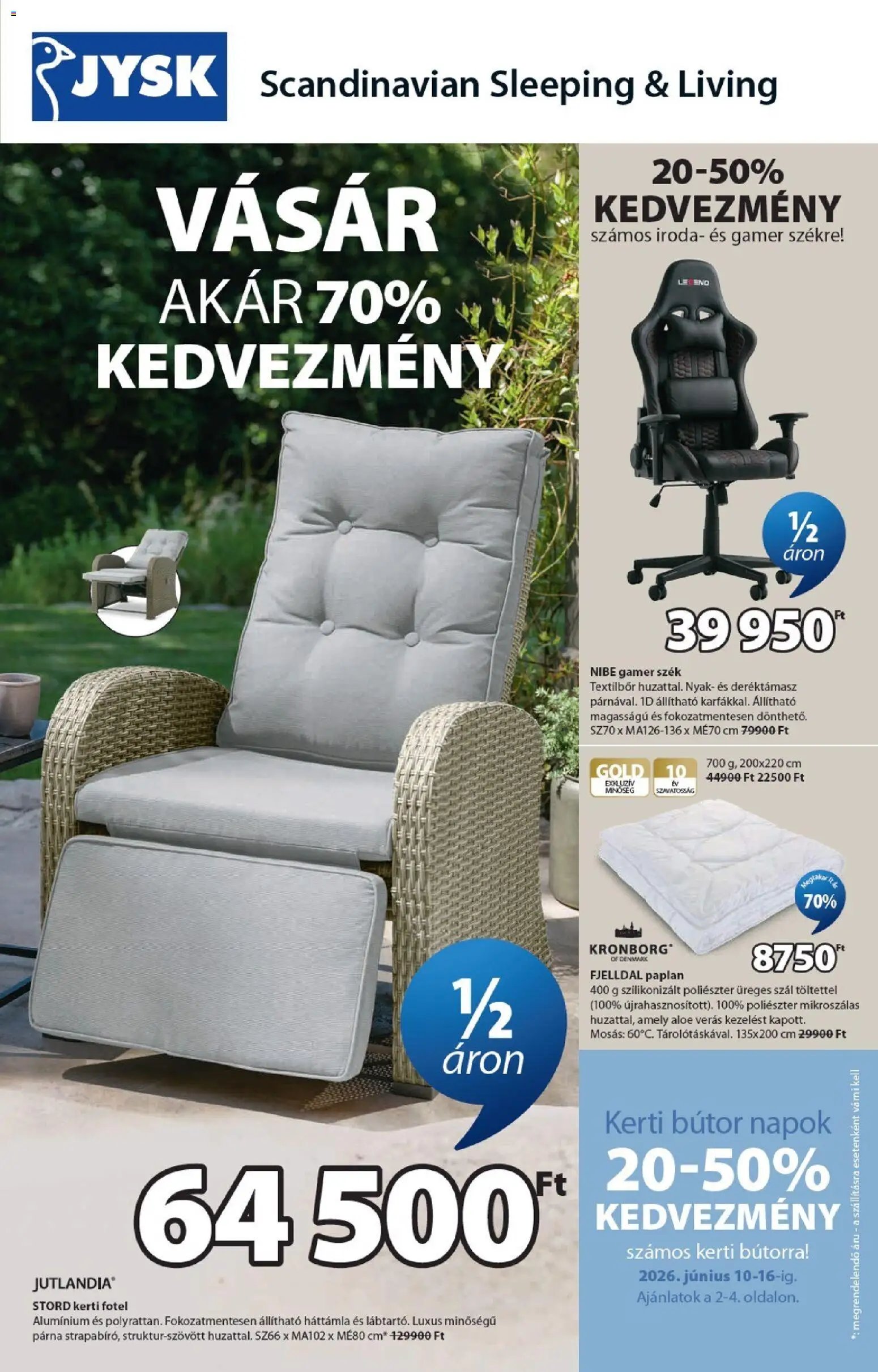 JYSK újság 2026.06.10. JYSK akciós újság
