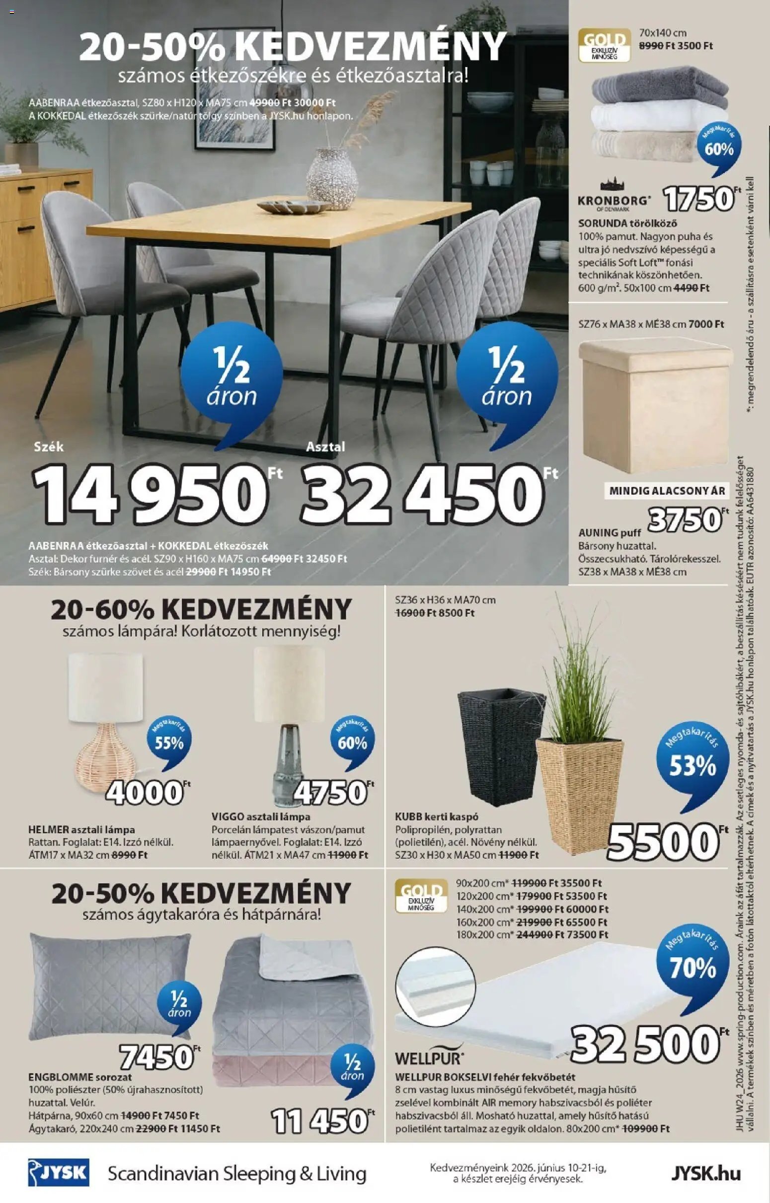 JYSK újság 2026.06.10. JYSK akciós újság
