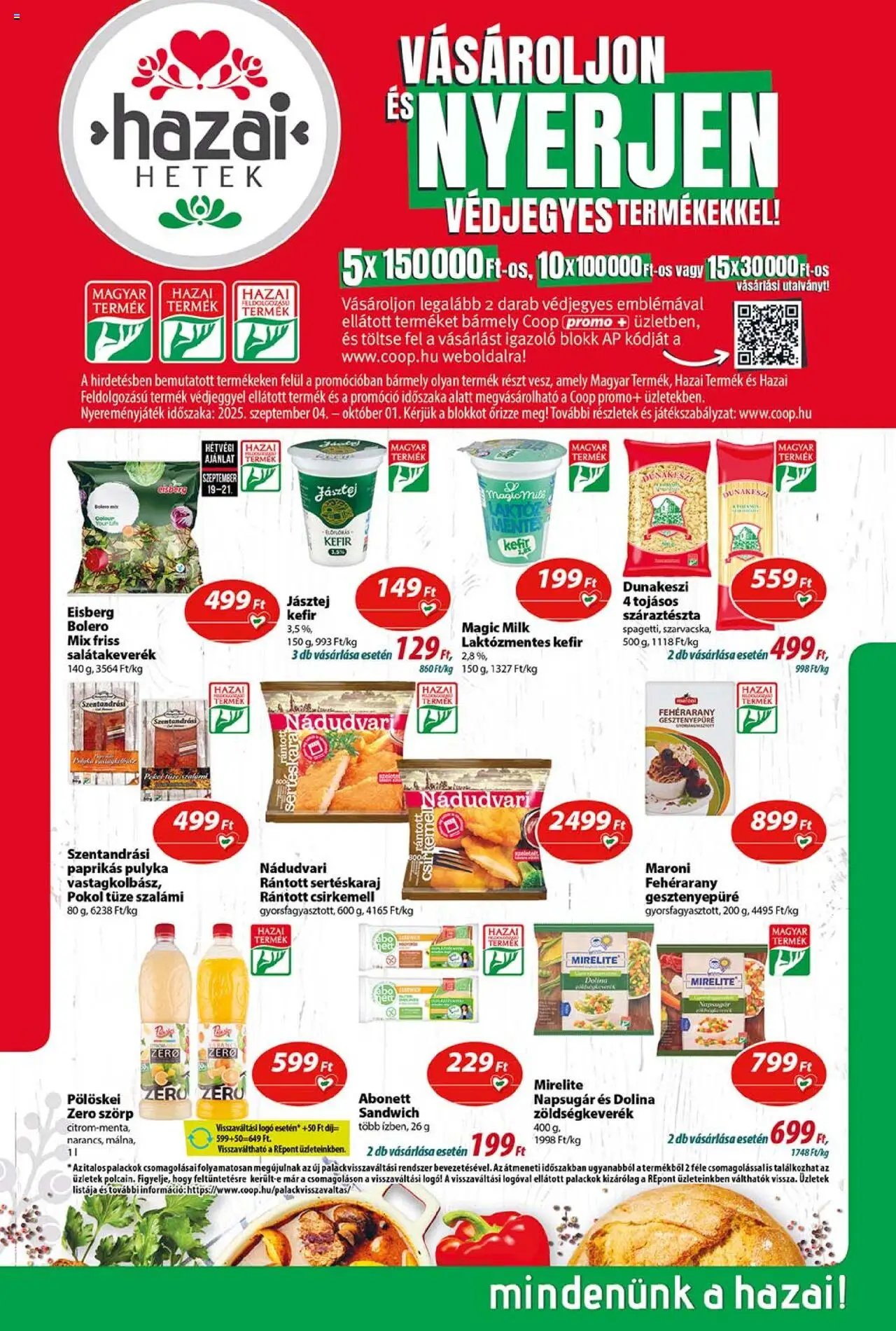 COOP újság 2025.09.18. Tisza - Szuper Plusz (2025-09-18 - 2025-09-24)