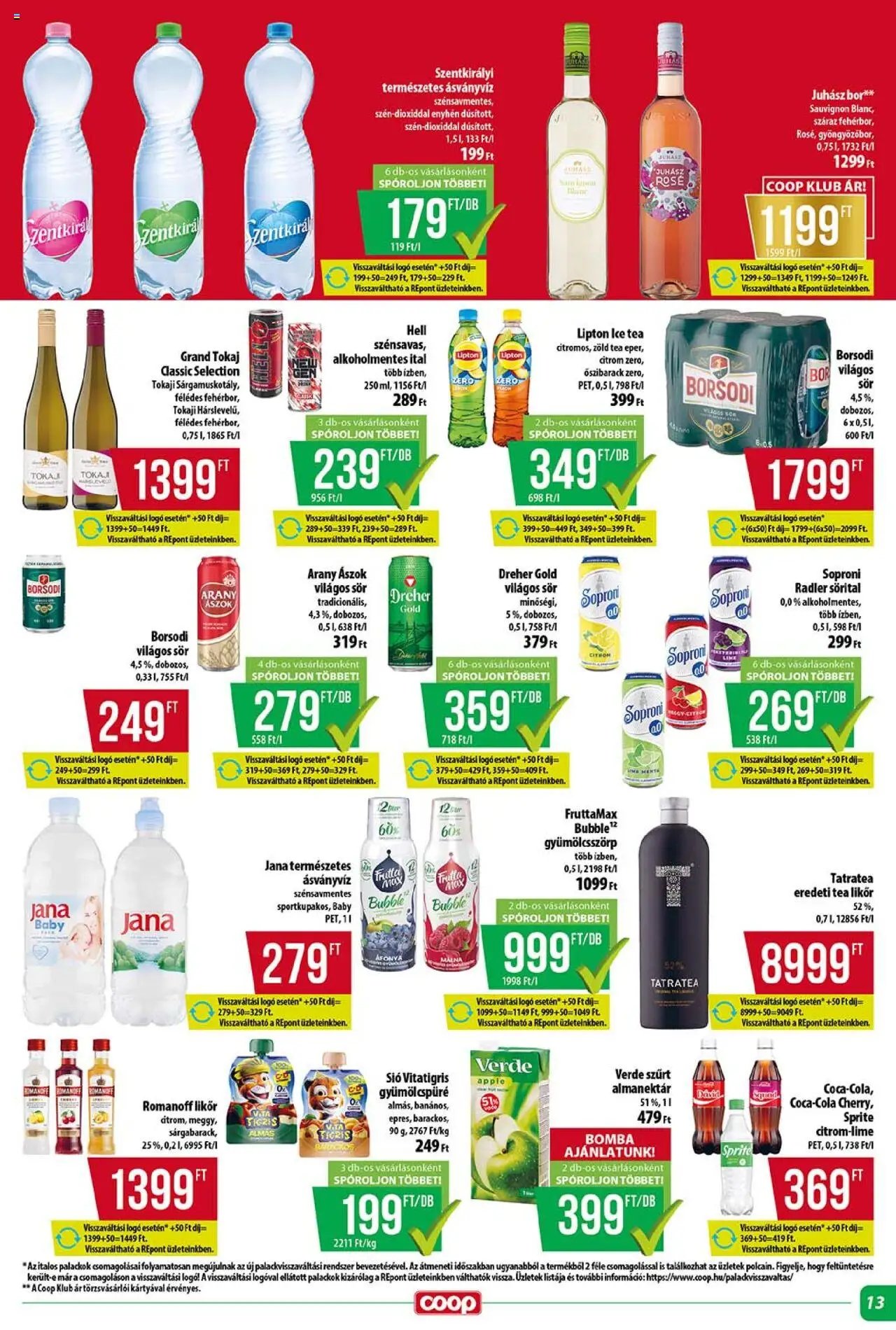 COOP újság 2025.09.18. Tisza - Szuper Plusz (2025-09-18 - 2025-09-24)