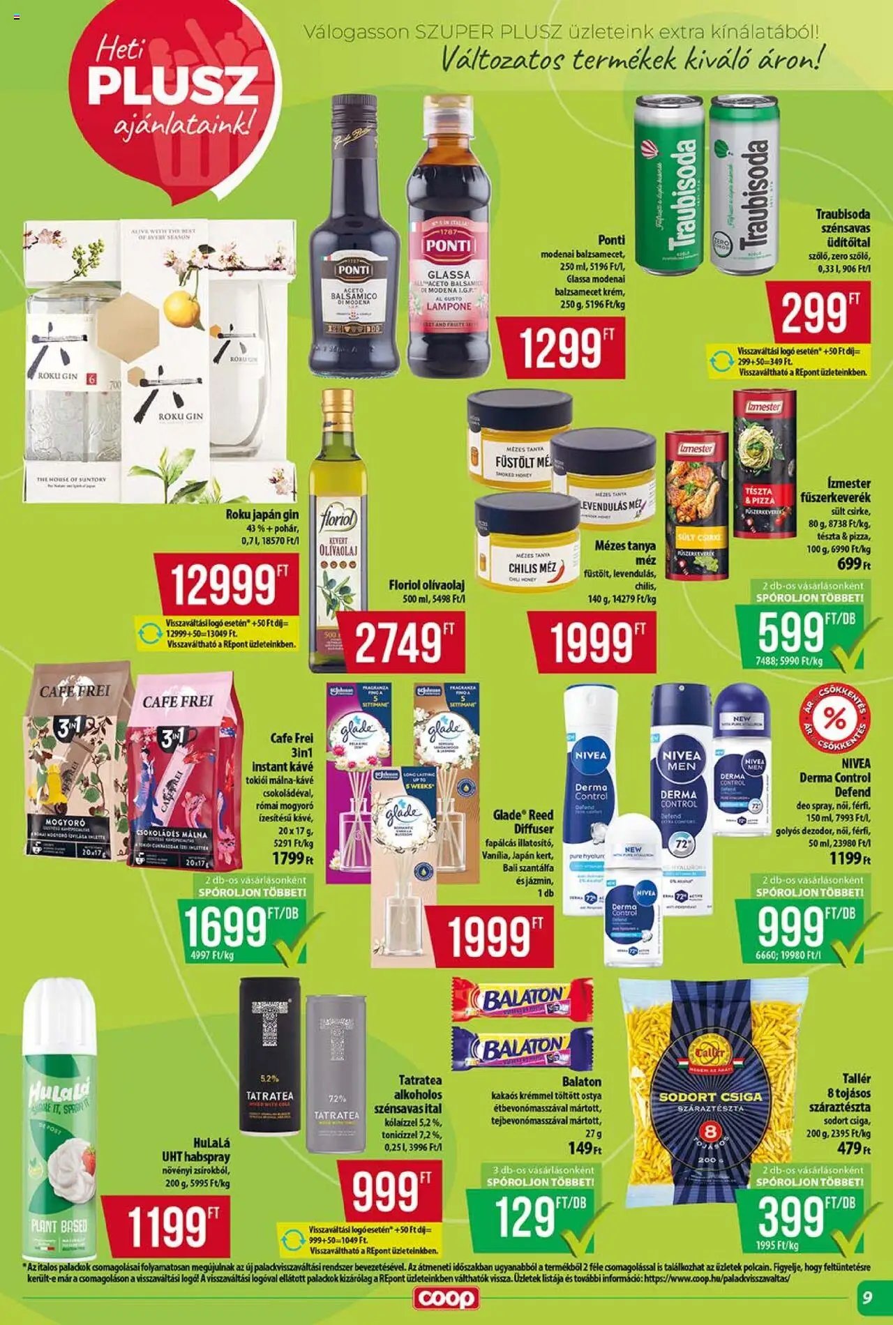 COOP újság 2025.09.18. Tisza - Szuper Plusz (2025-09-18 - 2025-09-24)