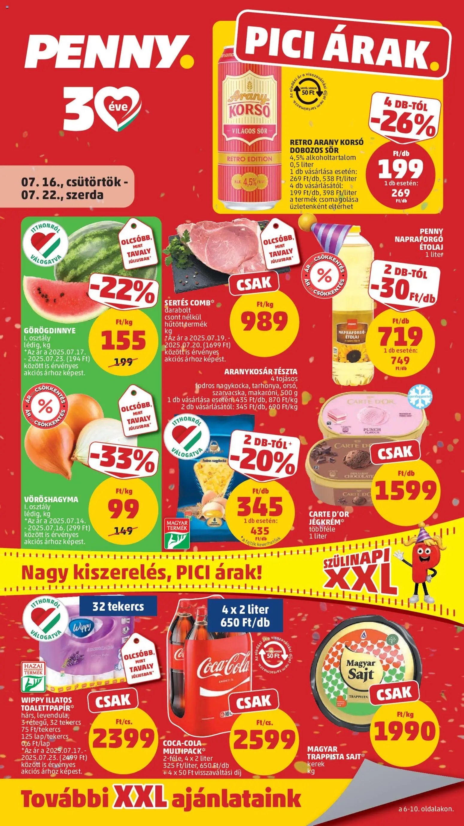 PENNY újság 2026.07.16. PENNY akciós újság