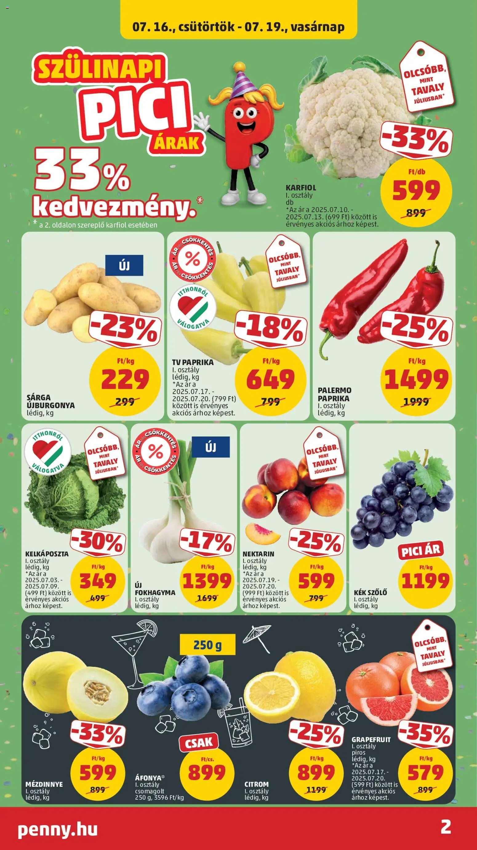 PENNY újság 2026.07.16. PENNY akciós újság