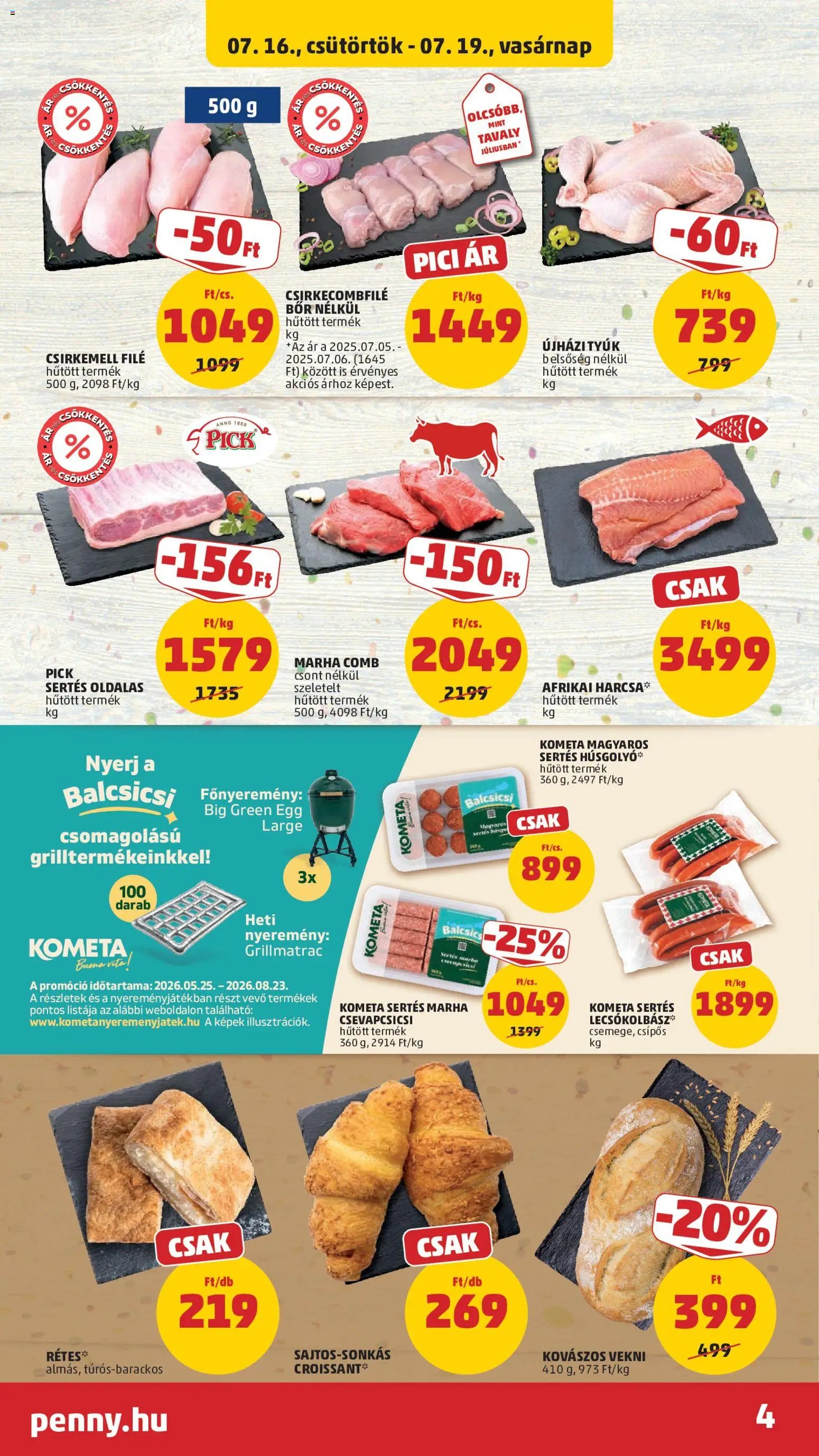 PENNY újság 2026.07.16. PENNY akciós újság