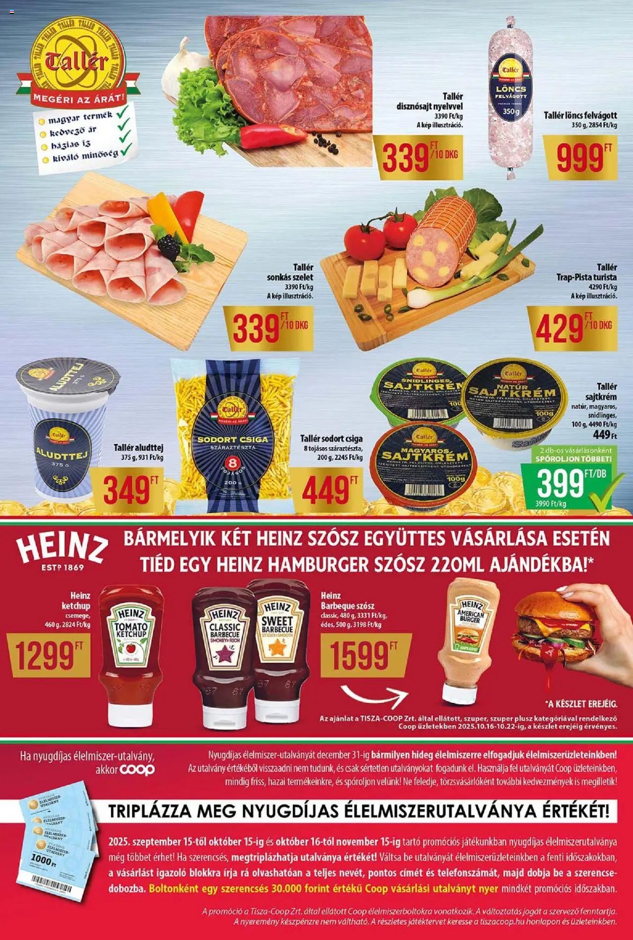 COOP újság 2025.10.16. Tisza - Szuper Plusz (2025-10-16 - 2025-10-22)