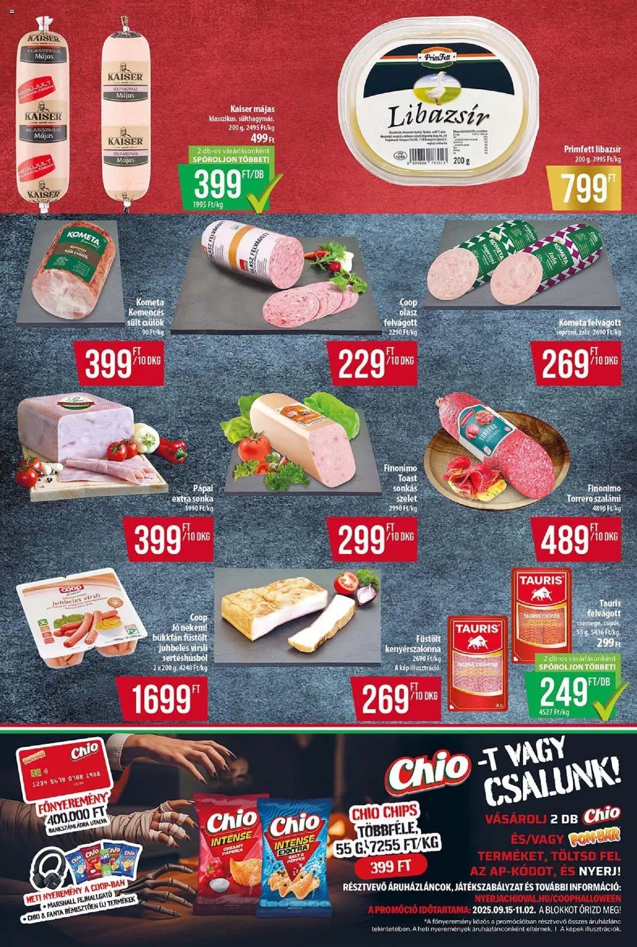 COOP újság 2025.10.16. Tisza - Szuper Plusz (2025-10-16 - 2025-10-22)