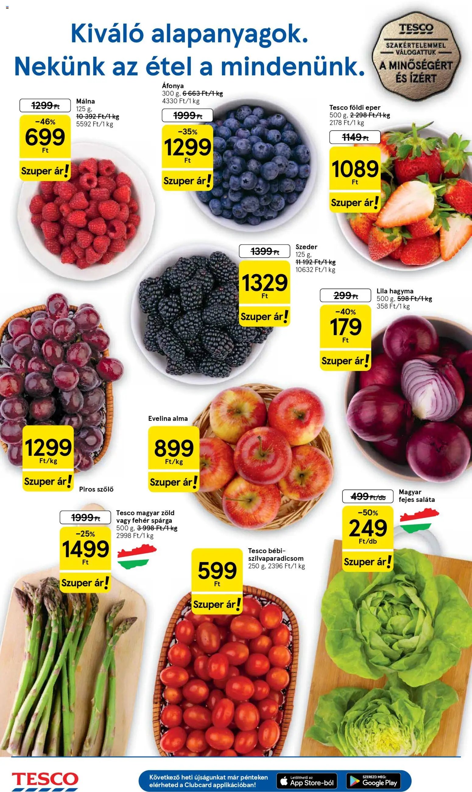 Tesco újság 2026.04.29. Tesco aktuális akciós újság (2026-04-29 - 2026-05-06)