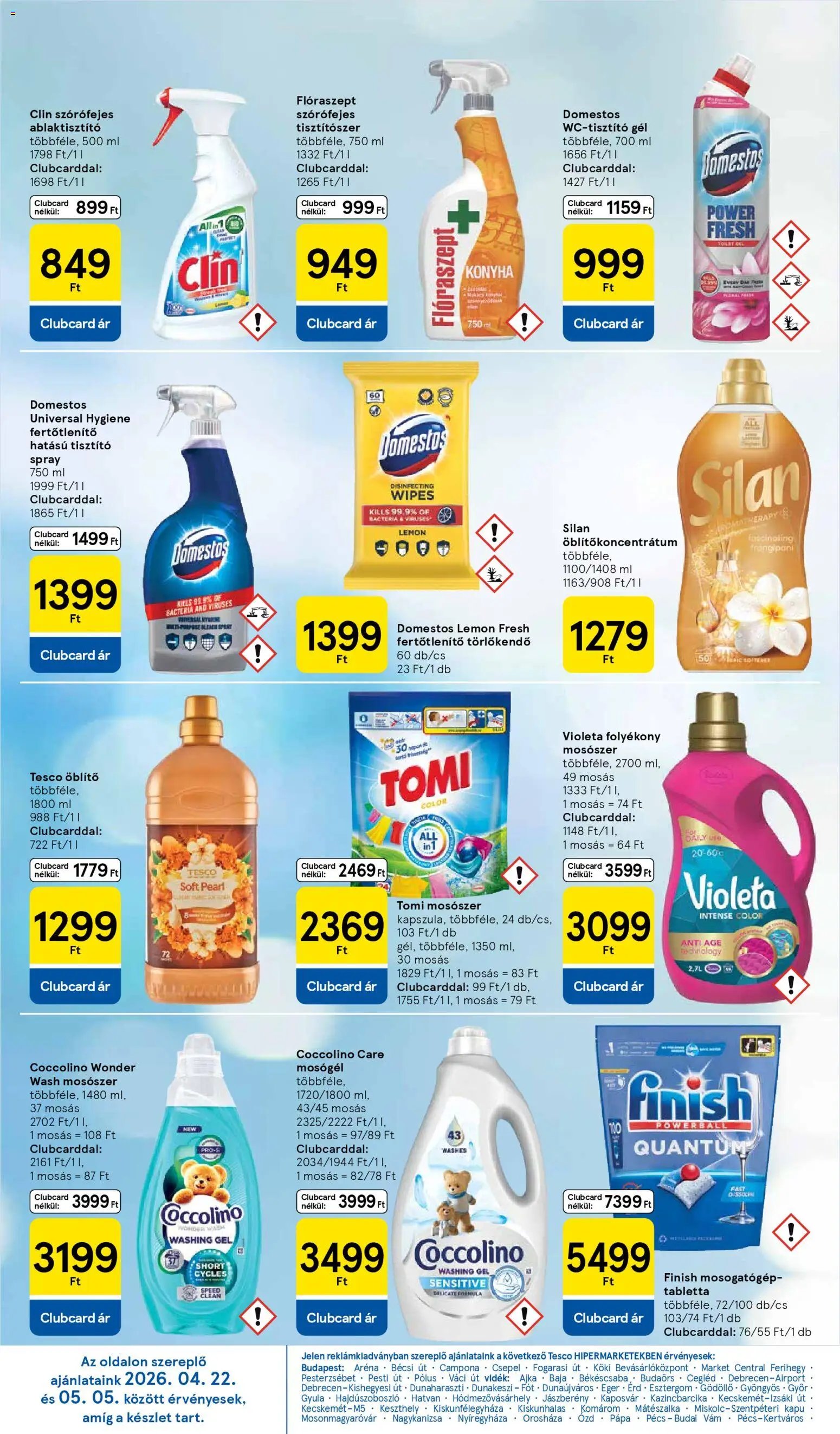 Tesco újság 2026.04.29. Tesco aktuális akciós újság (2026-04-29 - 2026-05-06)