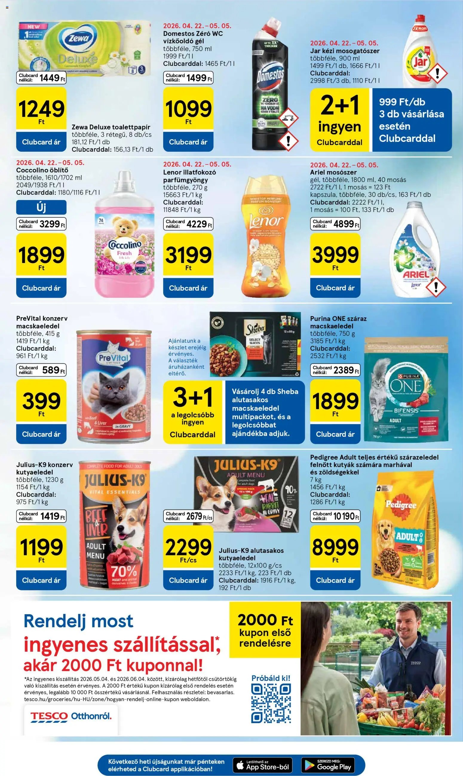 Tesco újság 2026.04.29. Tesco aktuális akciós újság (2026-04-29 - 2026-05-06)