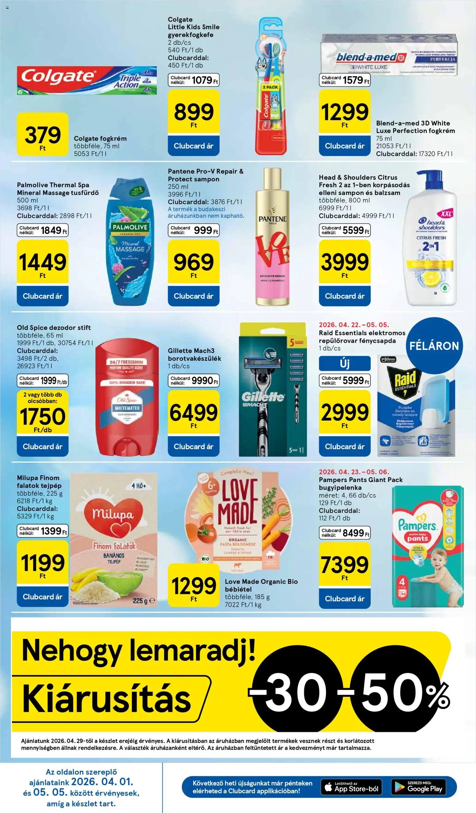 Tesco újság 2026.04.29. Tesco aktuális akciós újság (2026-04-29 - 2026-05-06)