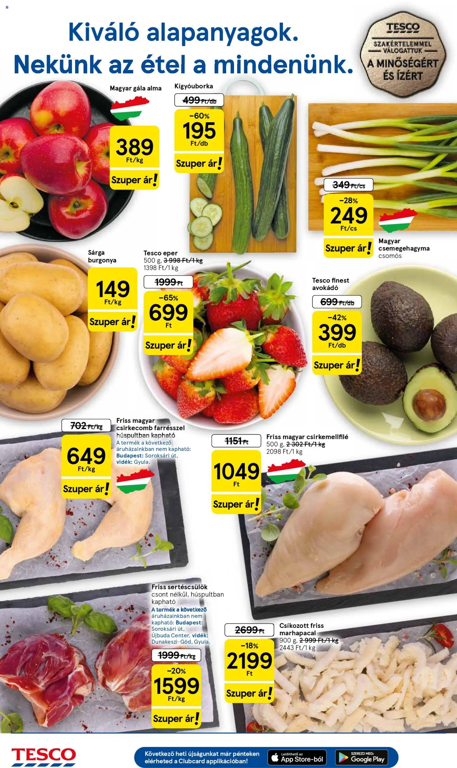 Tesco újság 2026.04.23. Tesco aktuális akciós újság (2026-04-23 - 2026-04-29)