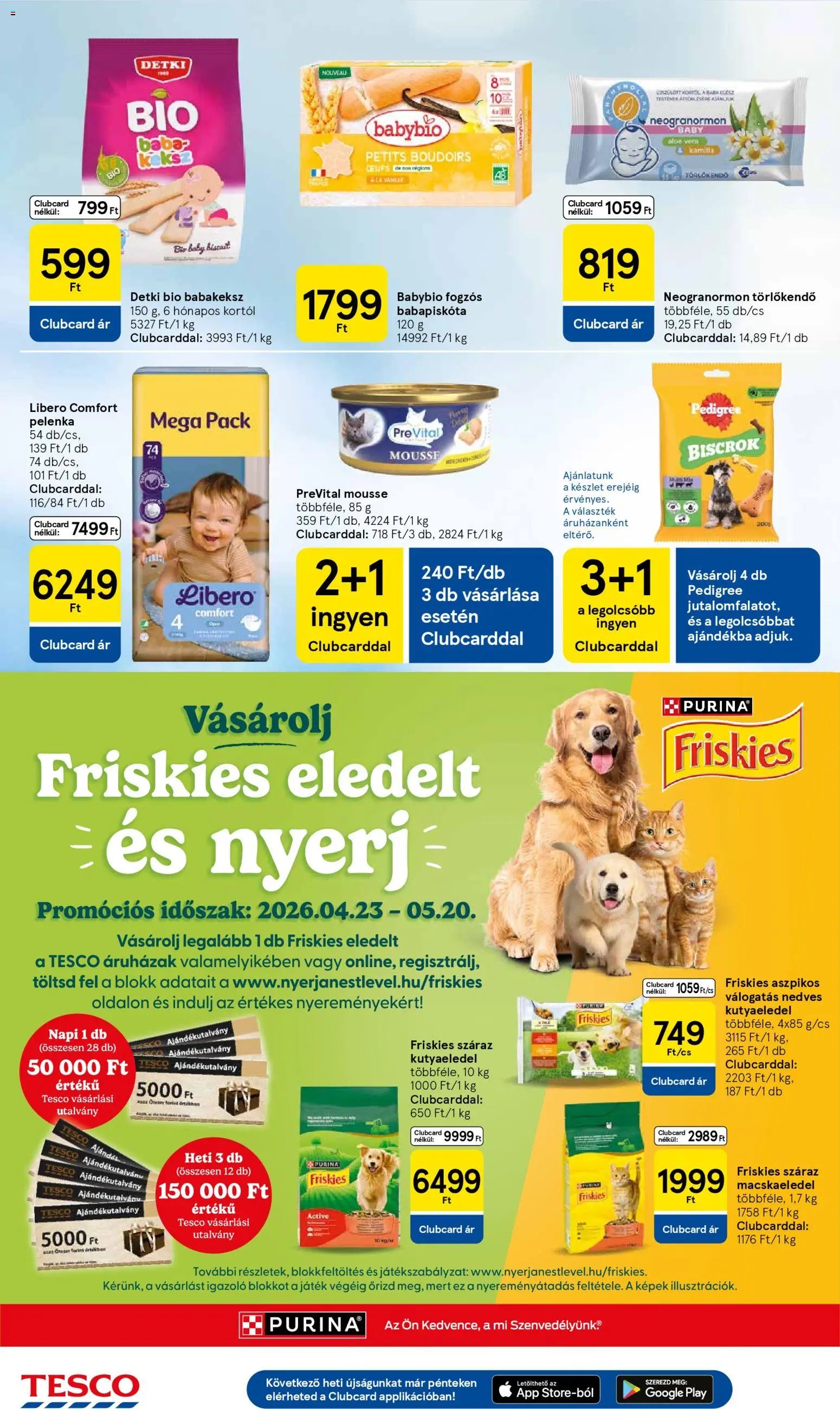 Tesco újság 2026.04.23. Tesco aktuális akciós újság (2026-04-23 - 2026-04-29)