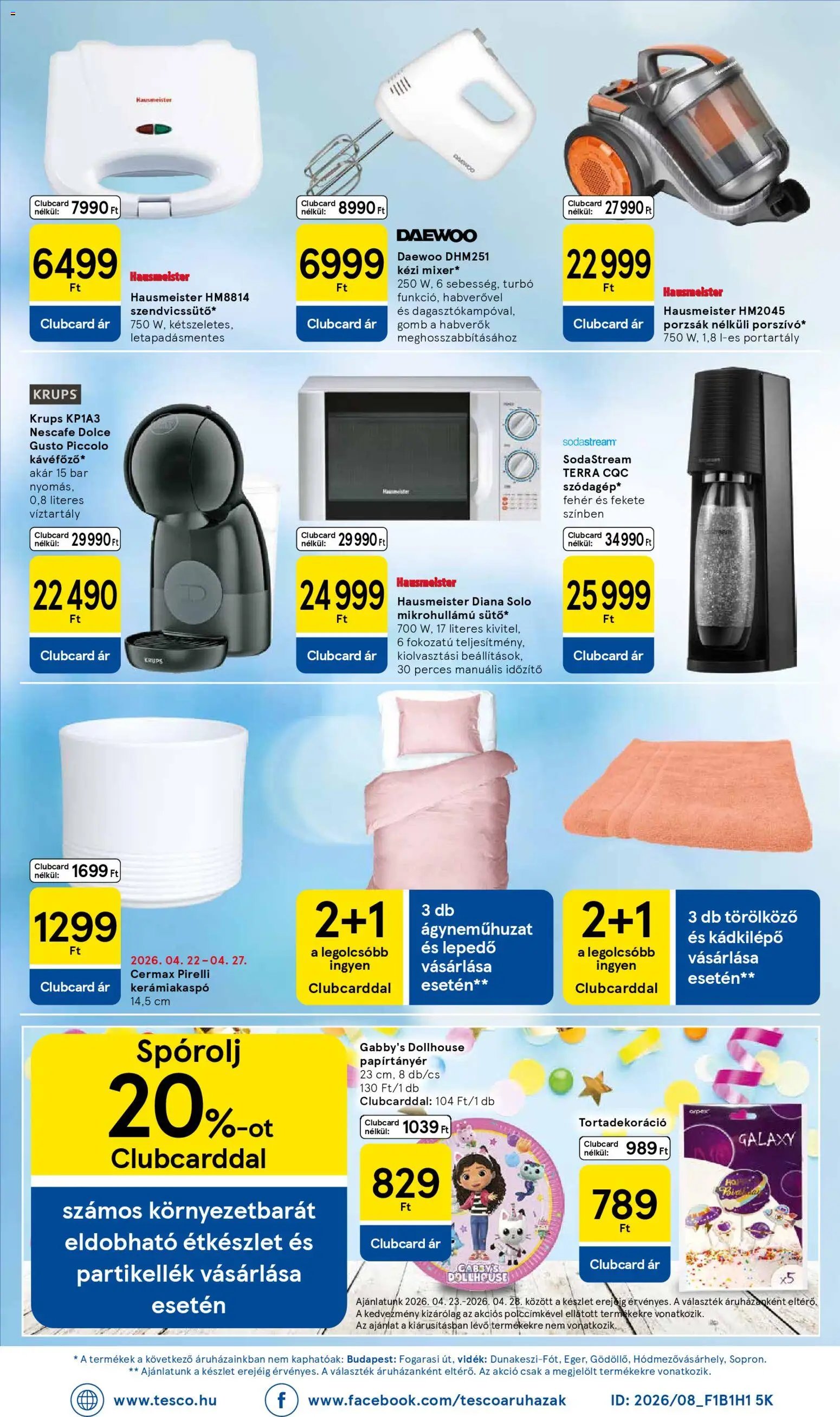 Tesco újság 2026.04.23. Tesco aktuális akciós újság (2026-04-23 - 2026-04-29)