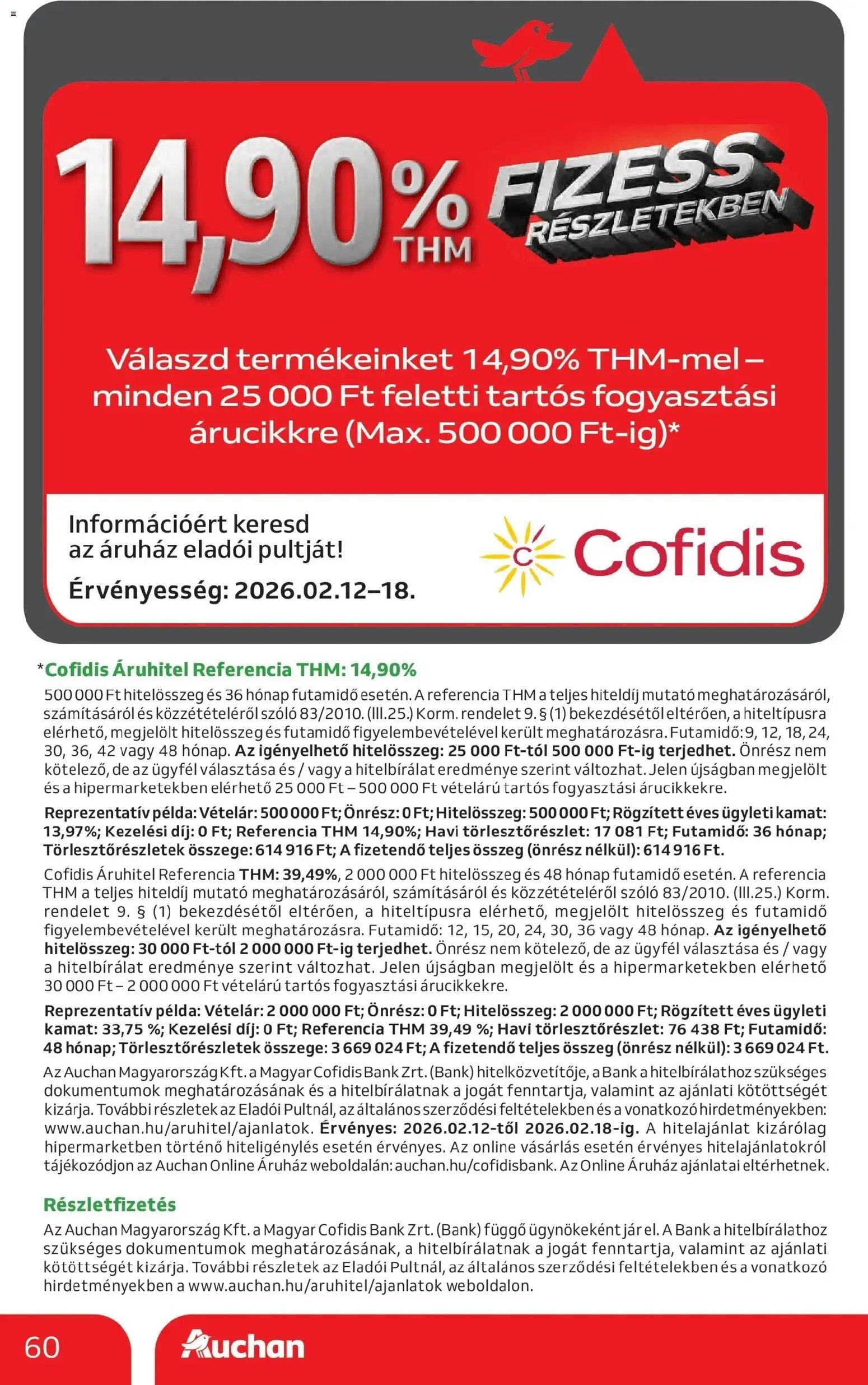 Auchan újság 2026.02.12. Szeged Akciós újság Auchan (2026-02-12 - 2026-02-18)