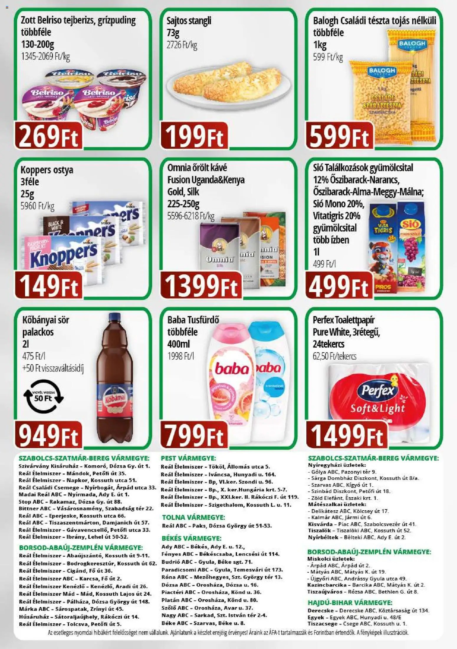 Reál újság 2026.09.16. Reál Bevásárló hétvége - Kelet Magyarország