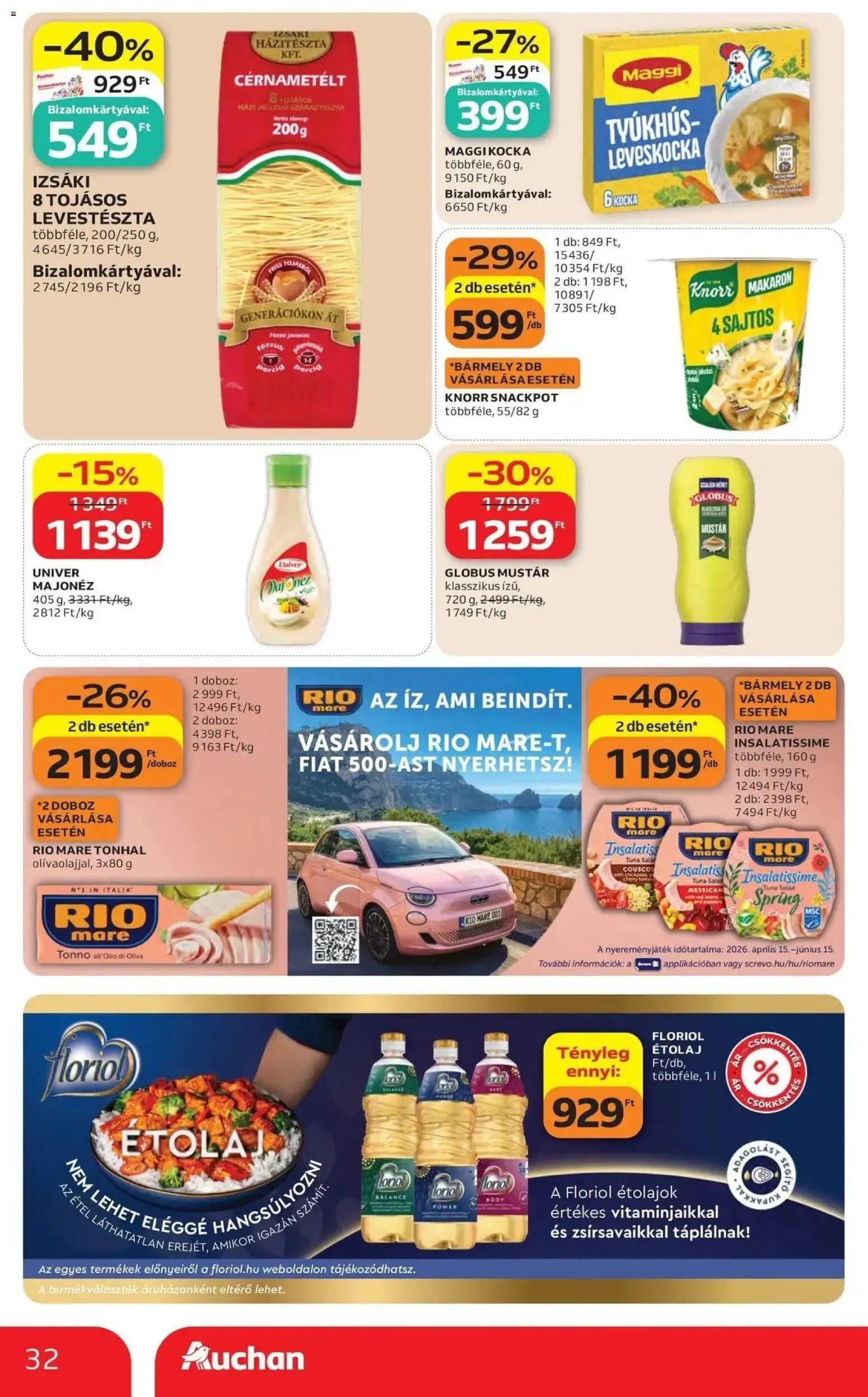 Auchan újság 2026.04.30. Auchan akciós újság Debrecen (2026-04-30 - 2026-05-06)