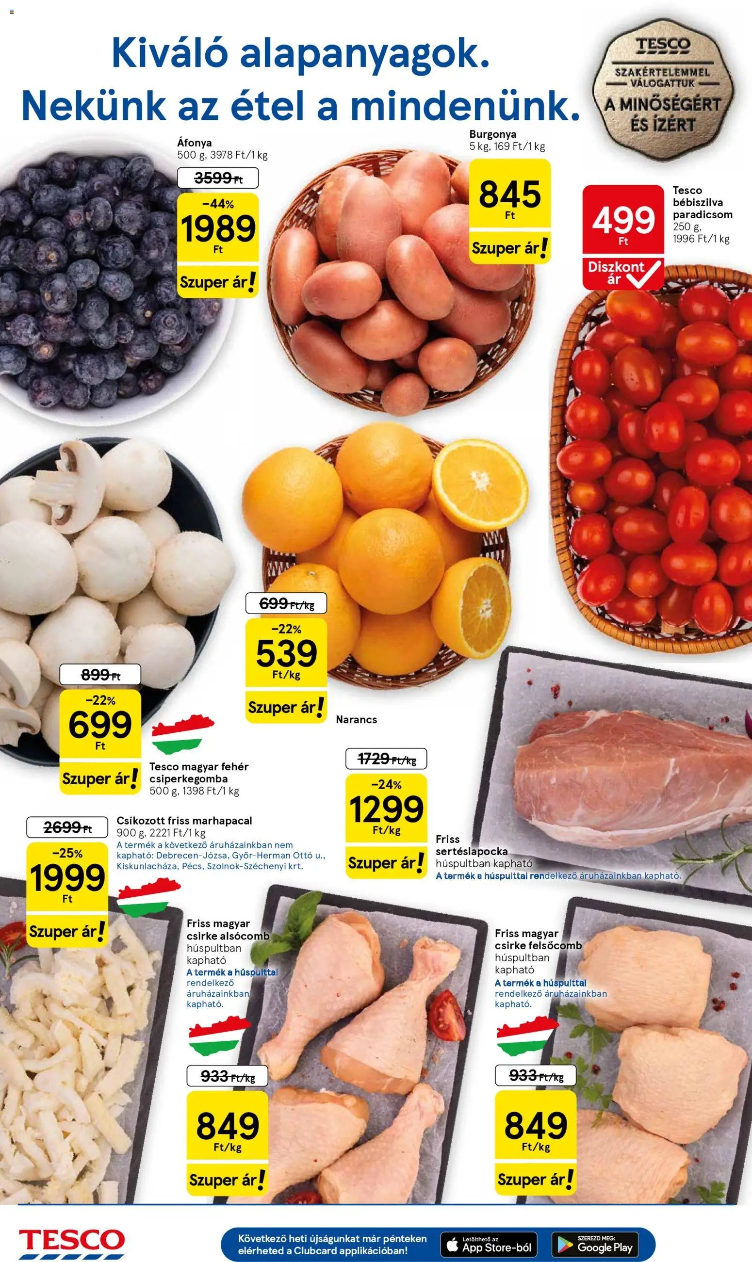 Tesco újság 2026.01.22. Szupermarket akciós újság (2026-01-22 - 2026-01-28)