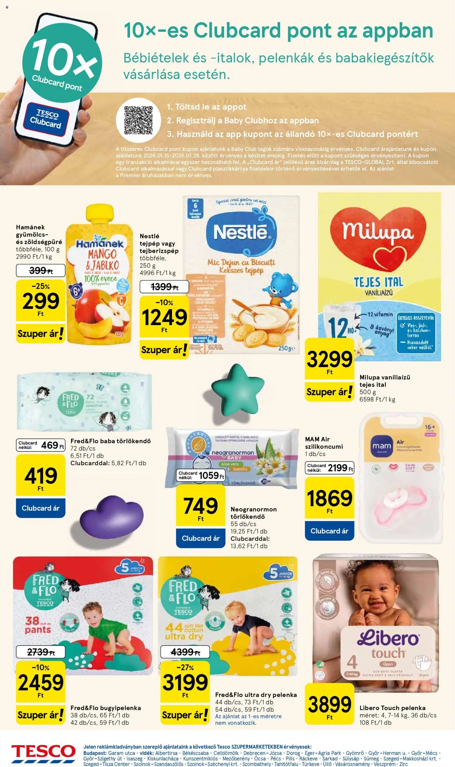 Tesco újság 2026.01.22. Szupermarket akciós újság (2026-01-22 - 2026-01-28)