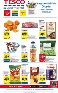Tesco újság 2026.01.22. Szupermarket akciós újság (2026-01-22 - 2026-01-28)